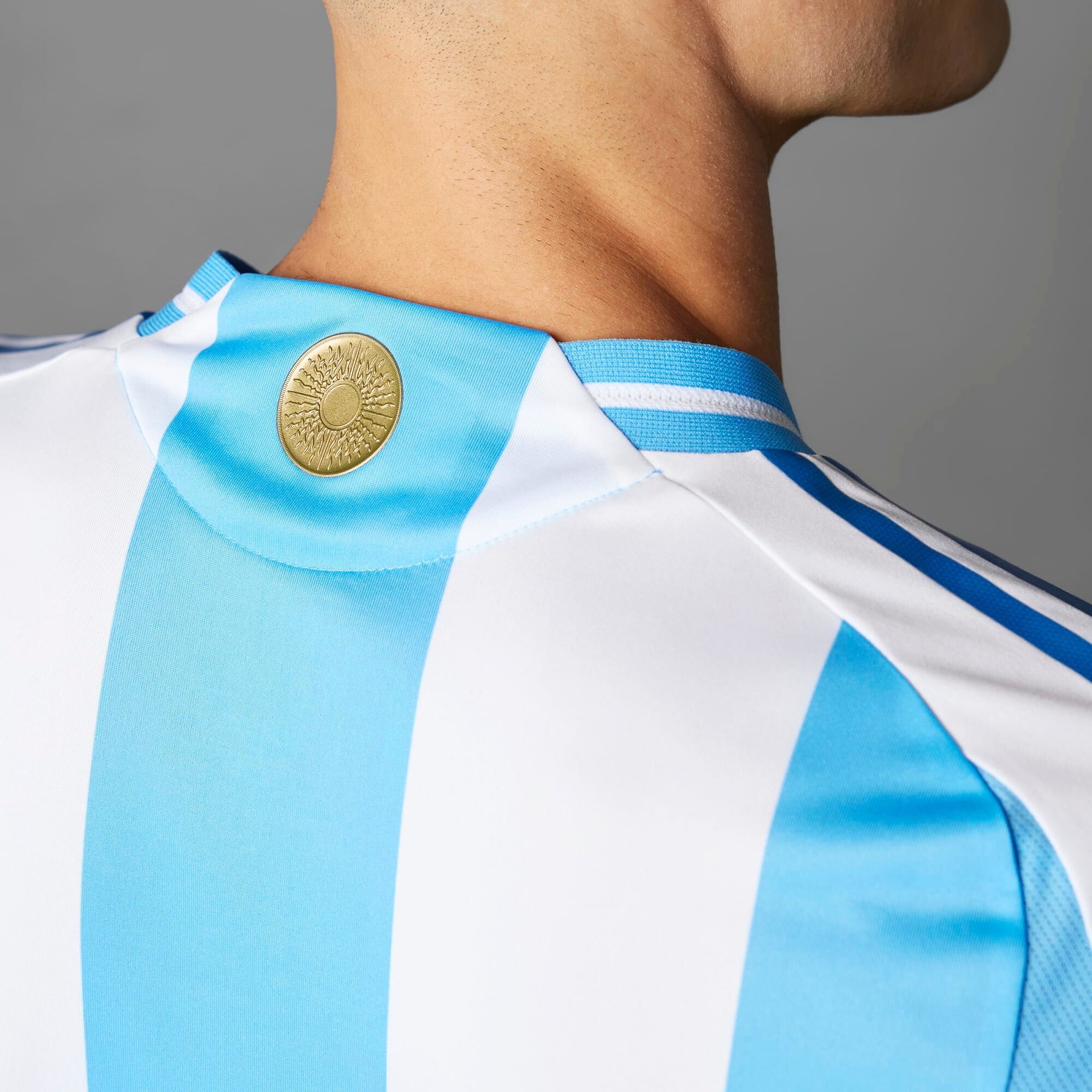 adidas Argentina 2024 Match Home Men's HEAT.RDY Soccer Authentic Jersey - White / Blue Burst