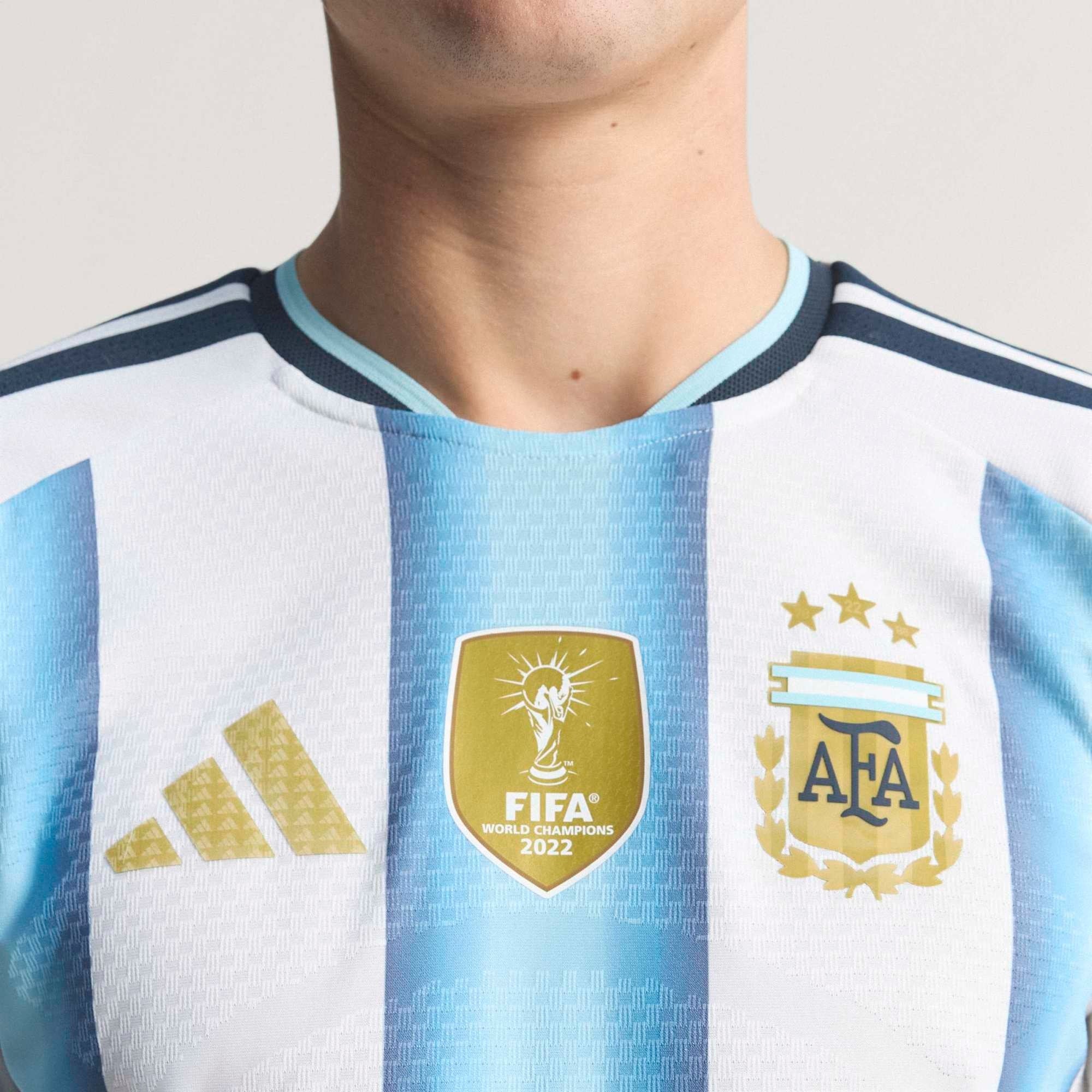 adidas Argentina 2026 Match Home Men's Soccer Authentic Jersey - White / Icey Blue / Light Blue
