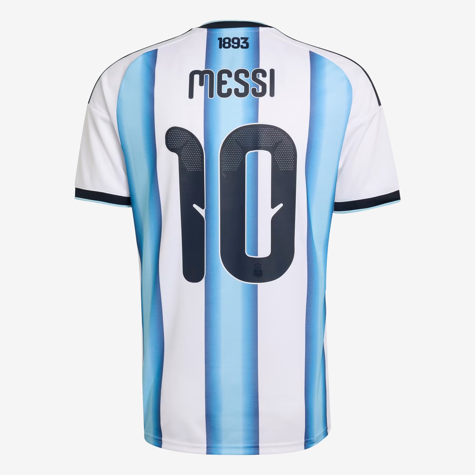 adidas Argentina 2026 Stadium Home Messi Men's Soccer Jersey - White / Icey Blue / Light Blue