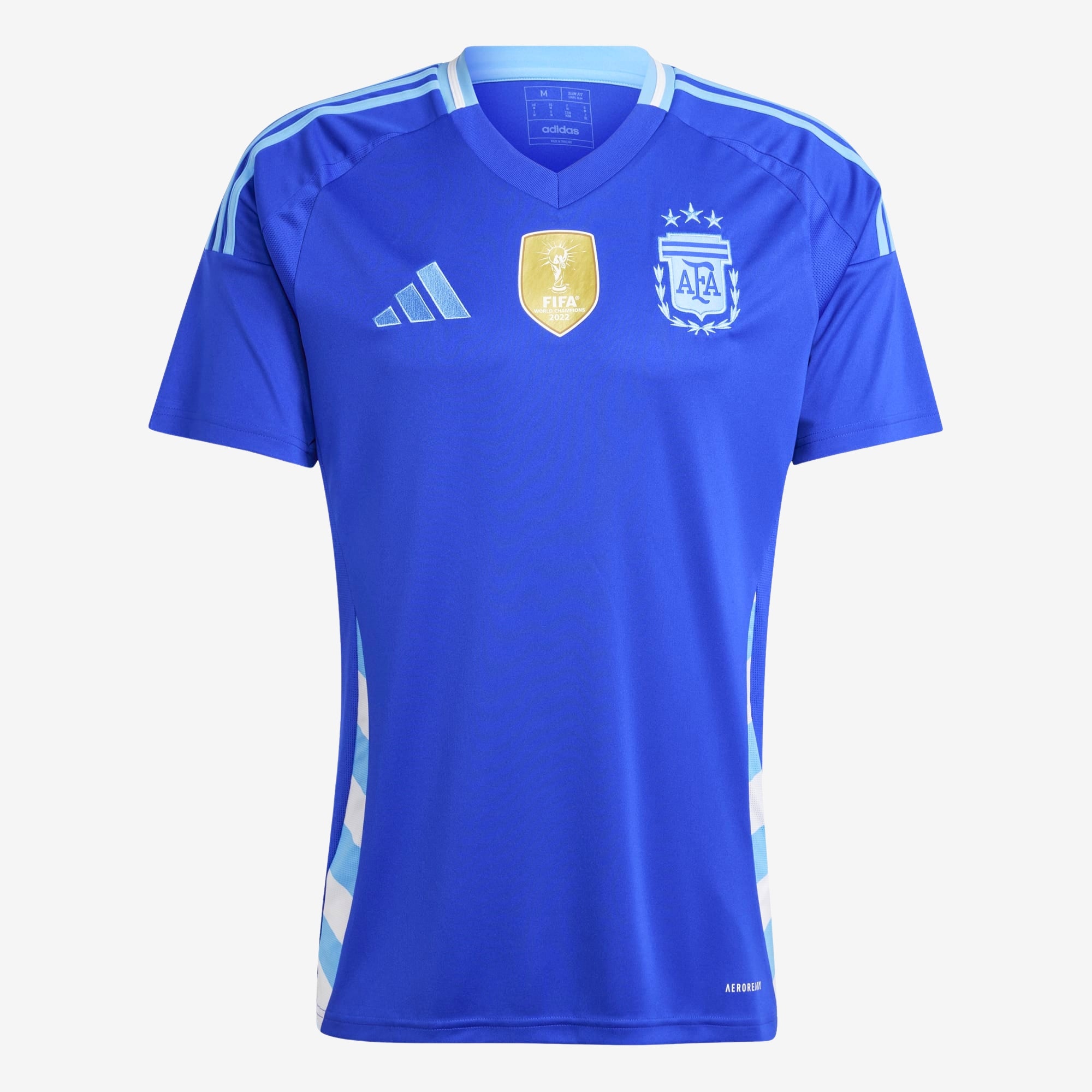 adidas Argentina 2024 Stadium Away Men's AEROREADY Soccer Replica Jersey - Lucid Blue / Blue Burst