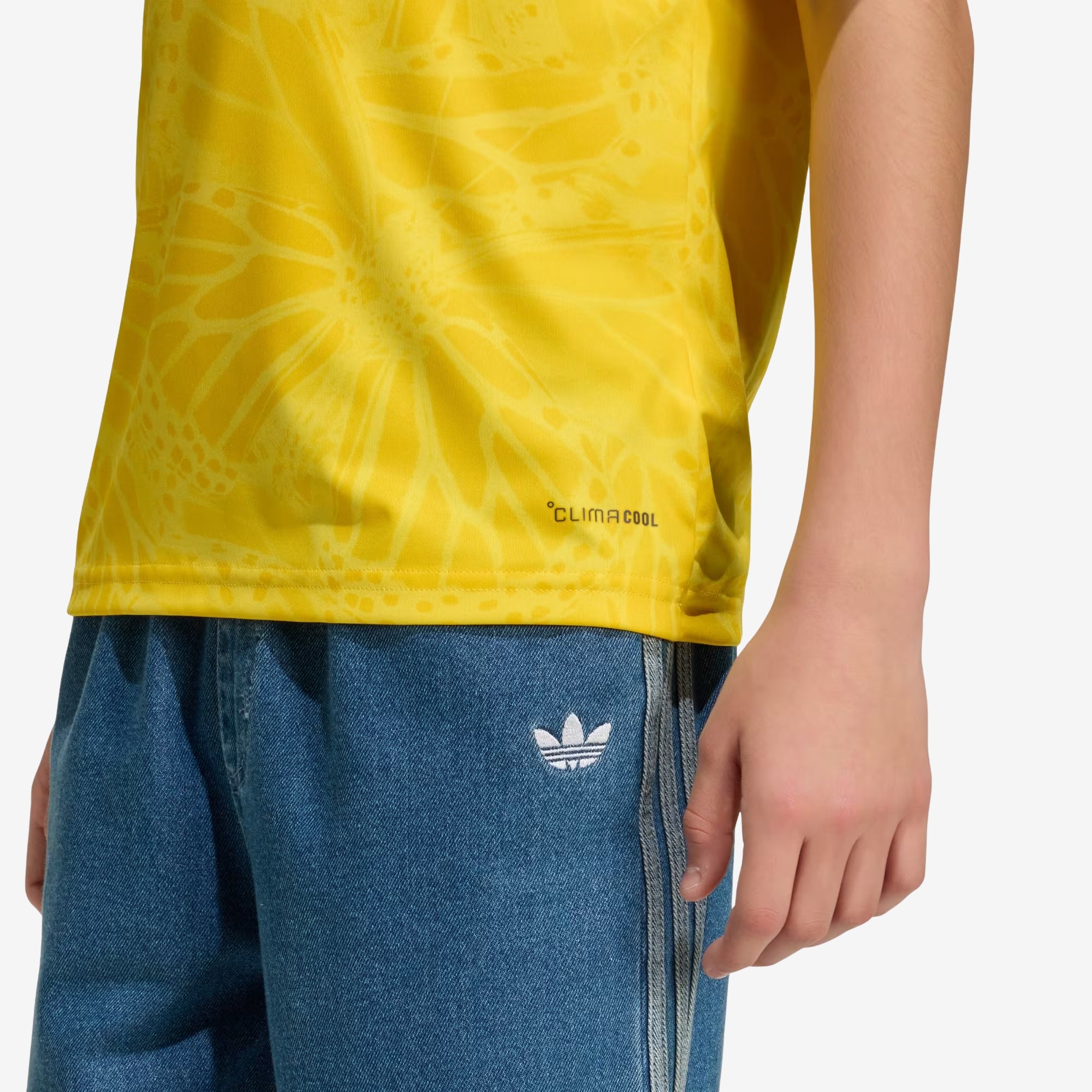 adidas Colombia 2026 Stadium Home Big Kids' Soccer Jersey - Impact Yellow