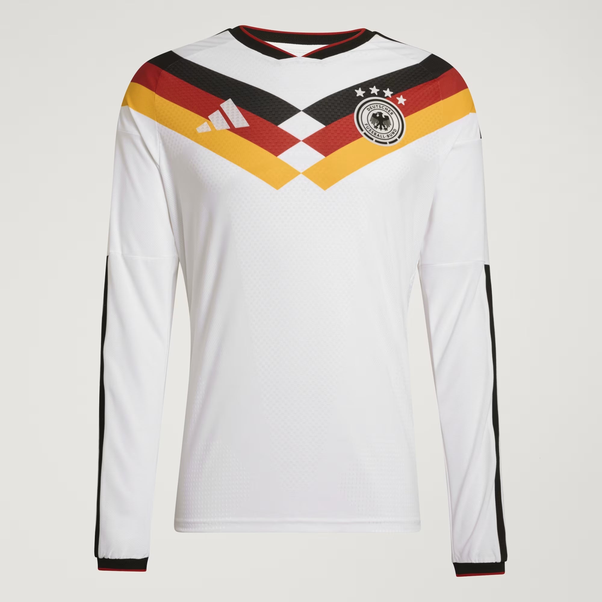 adidas Germany 2026 Match Home Men's Soccer Authentic Long-Sleeve Jersey - White