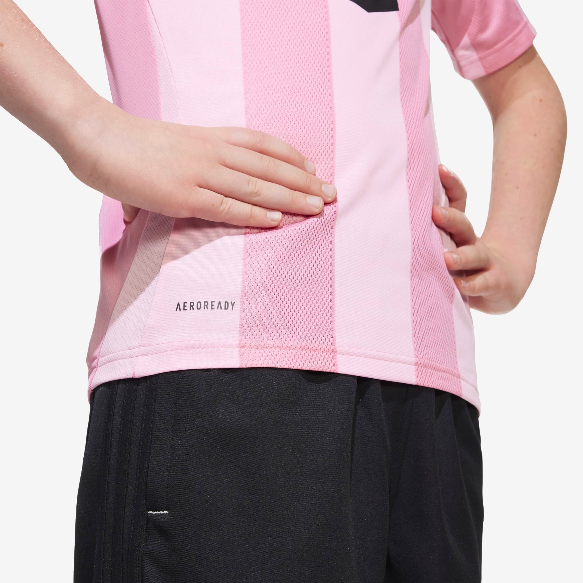 adidas Inter Miami CF 2025/26 Stadium Home Big Kids' AEROREADY Soccer Replica Jersey - Easy Pink