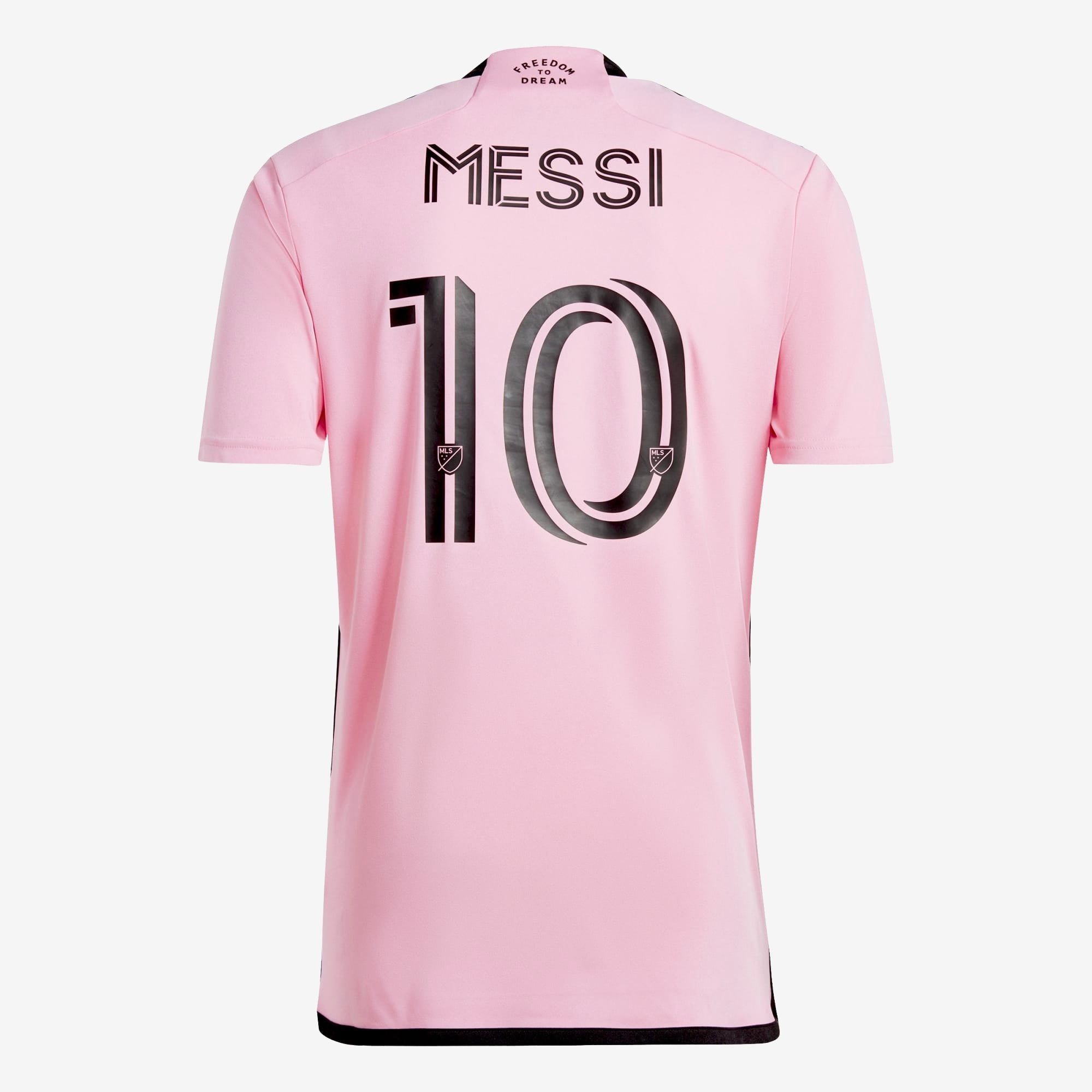 adidas Inter Miami CF 2024/25 Messi Stadium Home Men's AEROREADY Soccer Replica Jersey - Easy Pink