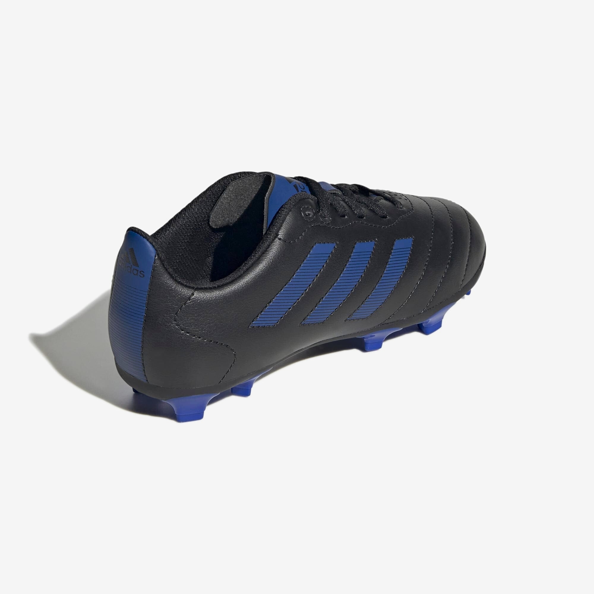 adidas Jr. Goletto VIII Little/Big Kids' FG Low-Top Soccer Cleats - Core Black / Royal Blue / Core Black