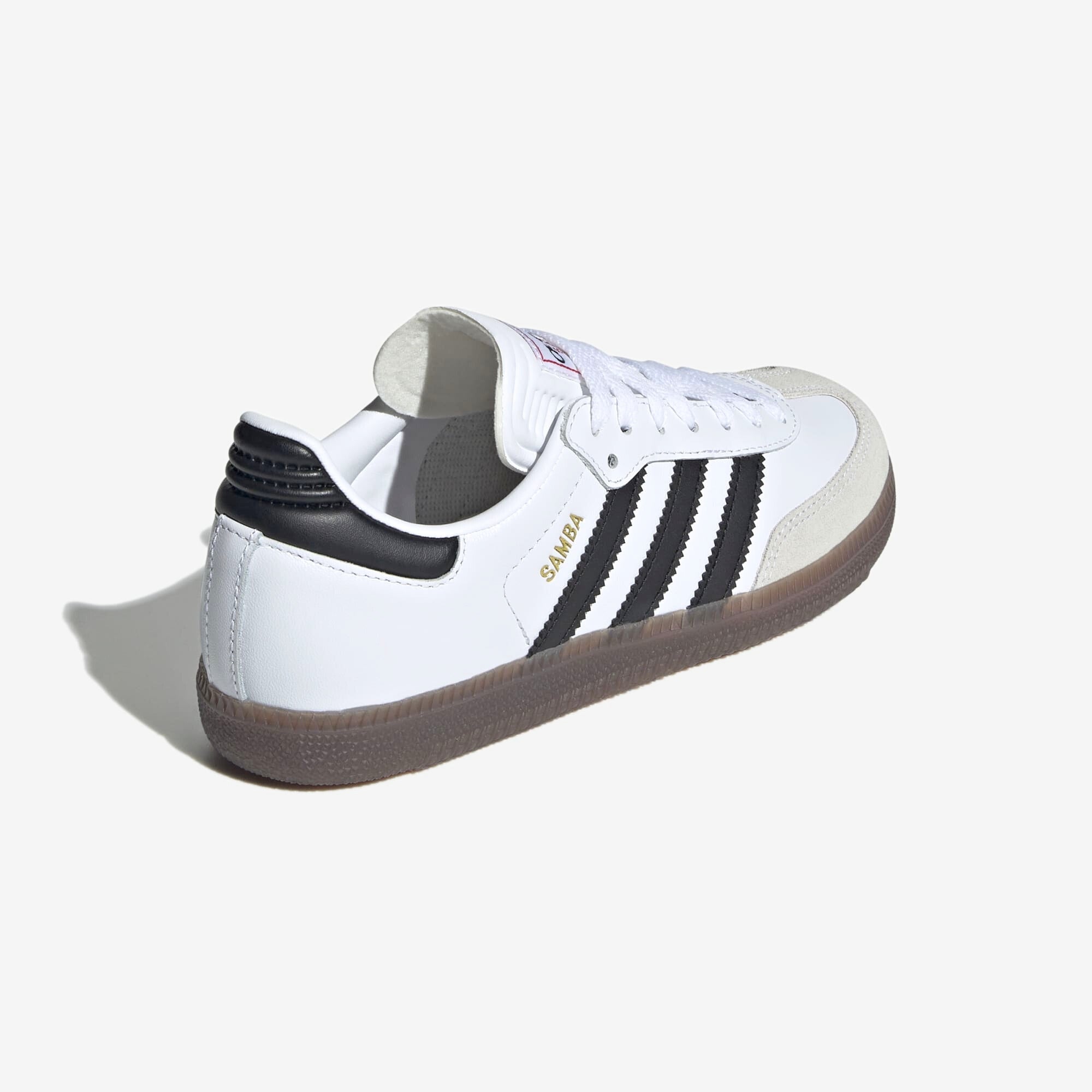 adidas Jr. Samba Little/Big Kids' IC Low-Top Soccer Shoes - White