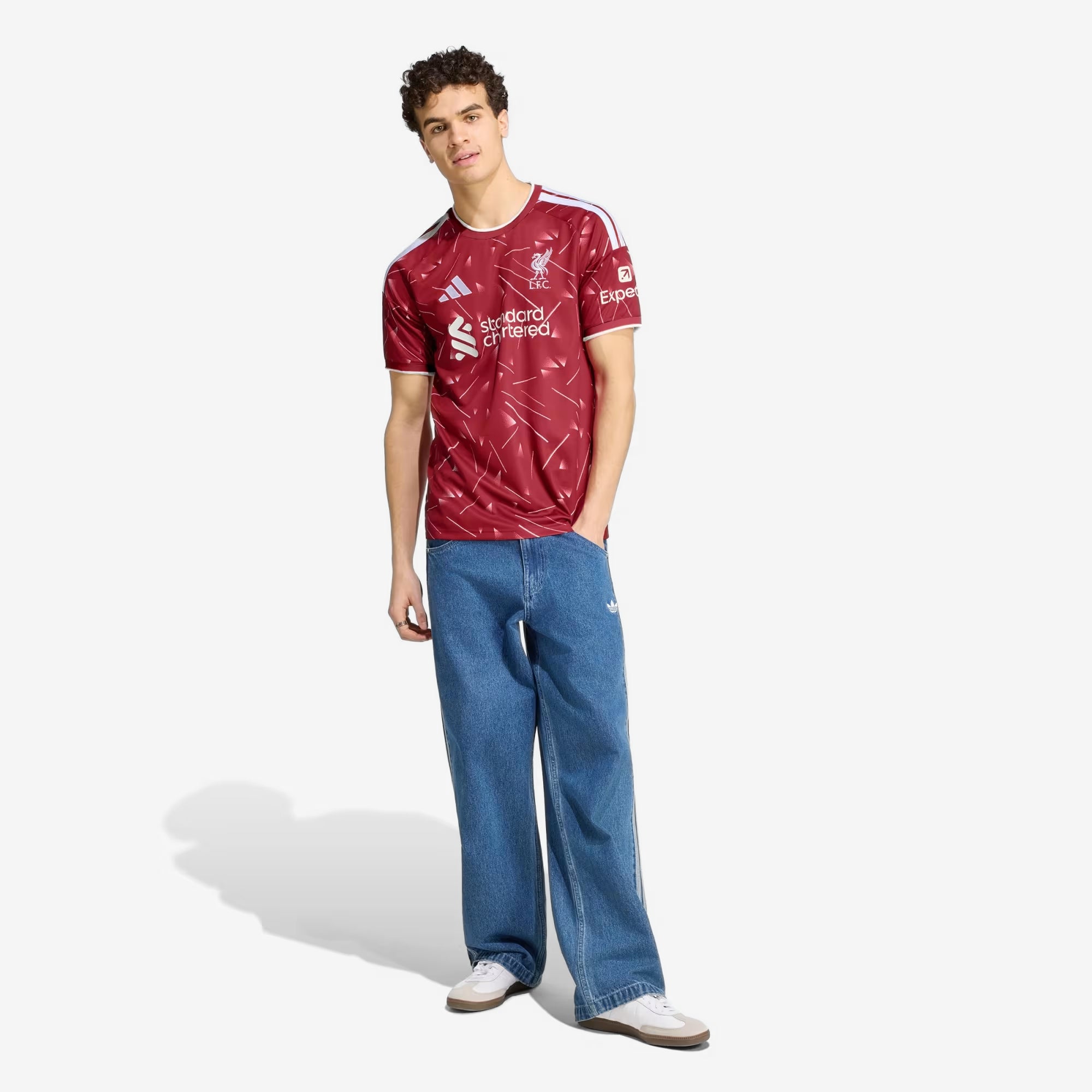 adidas Liverpool FC 2026/27 Stadium Home Men's Soccer Jersey - Active Maroon