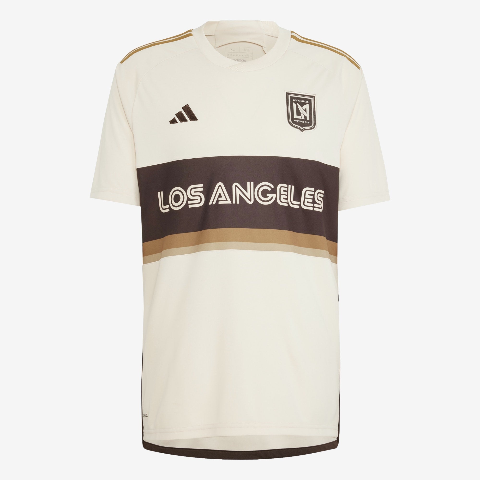 adidas Los Angeles FC 2024 Stadium Archive Men's AEROREADY Soccer Replica Jersey - Linen