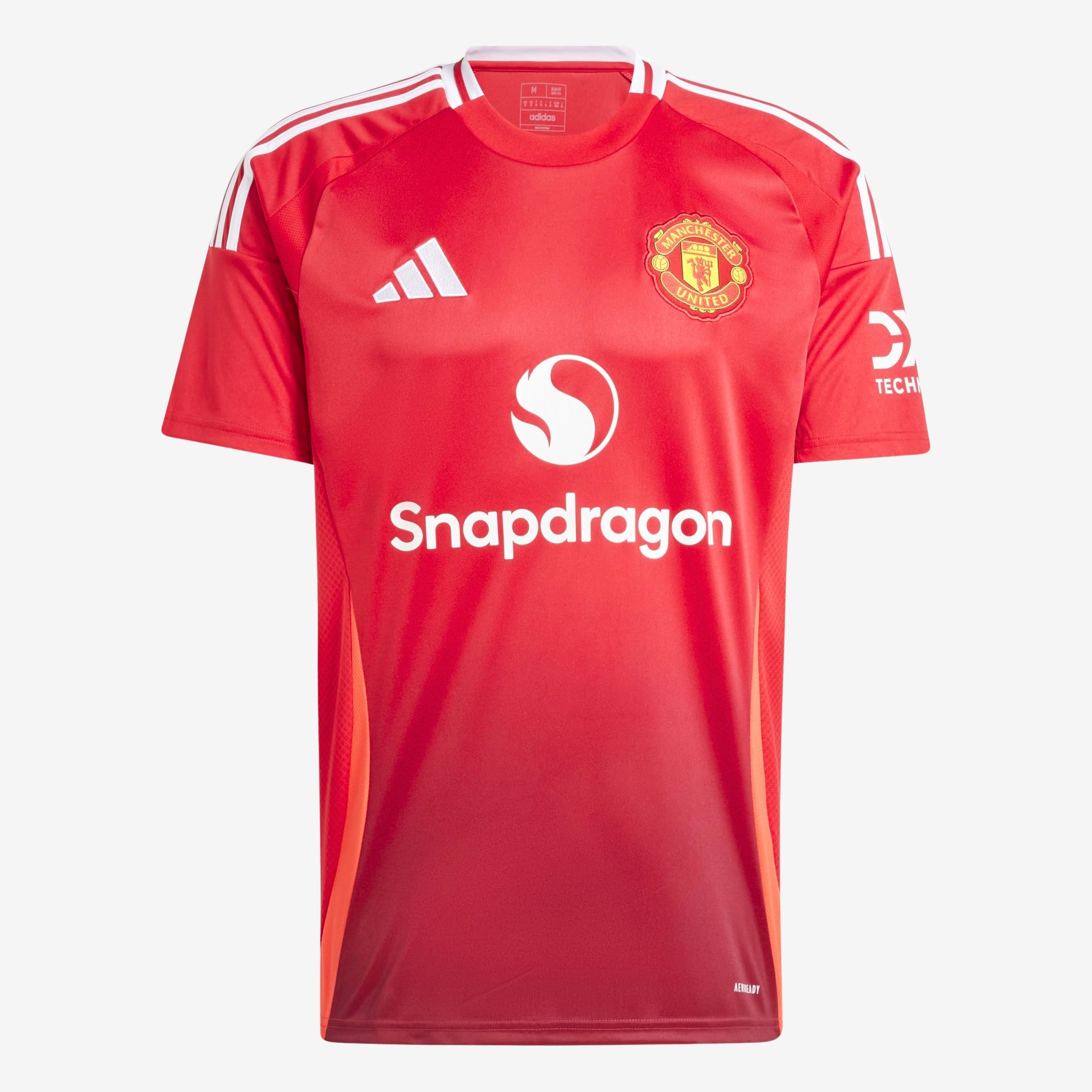 adidas Manchester United 2024/25 Stadium Home Men's AEROREADY Soccer Replica Jersey - Mufc Red