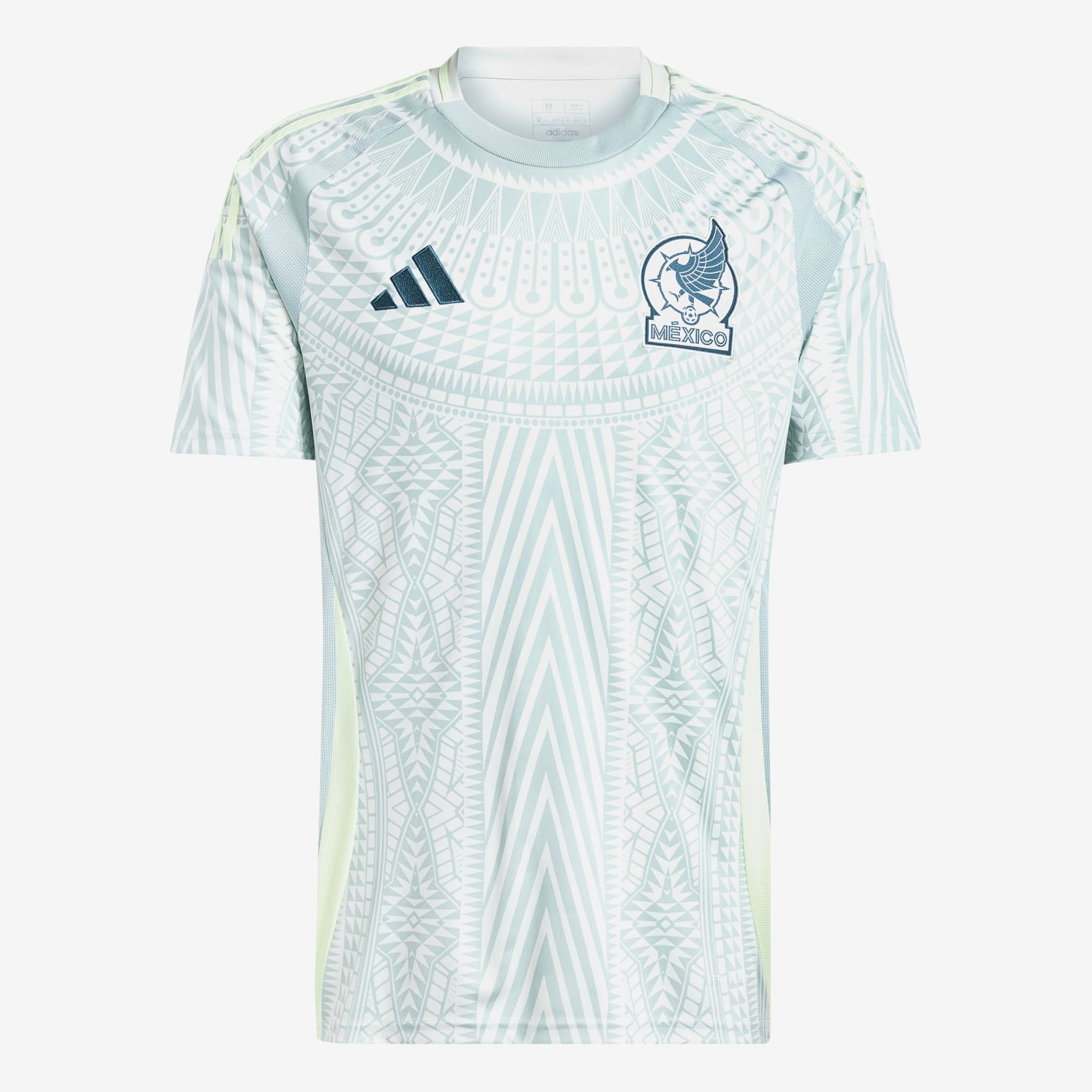 adidas Mexico 2024 Stadium Away Men's AEROREADY Soccer Replica Jersey - Linen Green