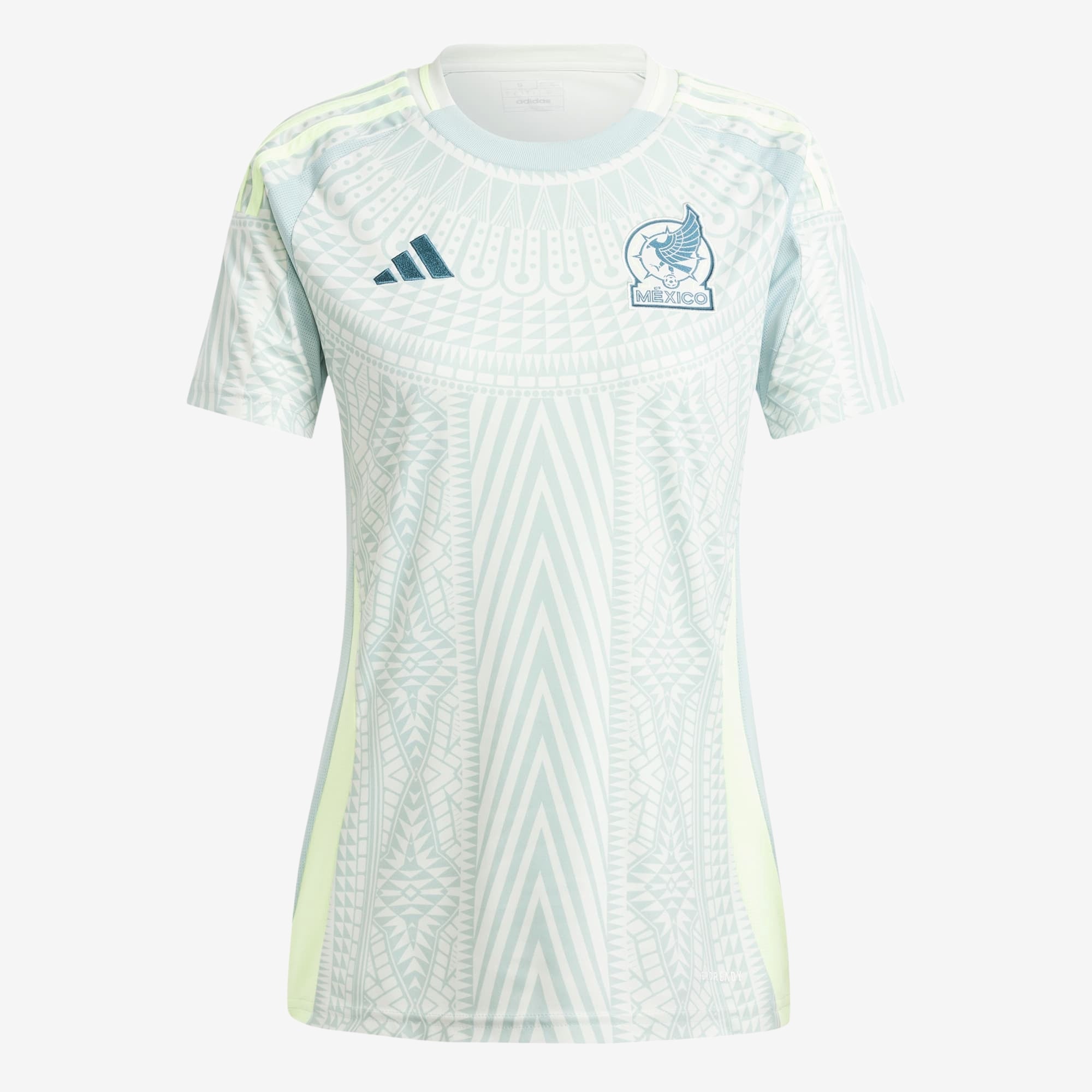 adidas Mexico 2024 Stadium Away Women's AEROREADY Soccer Replica Jersey - Linen Green