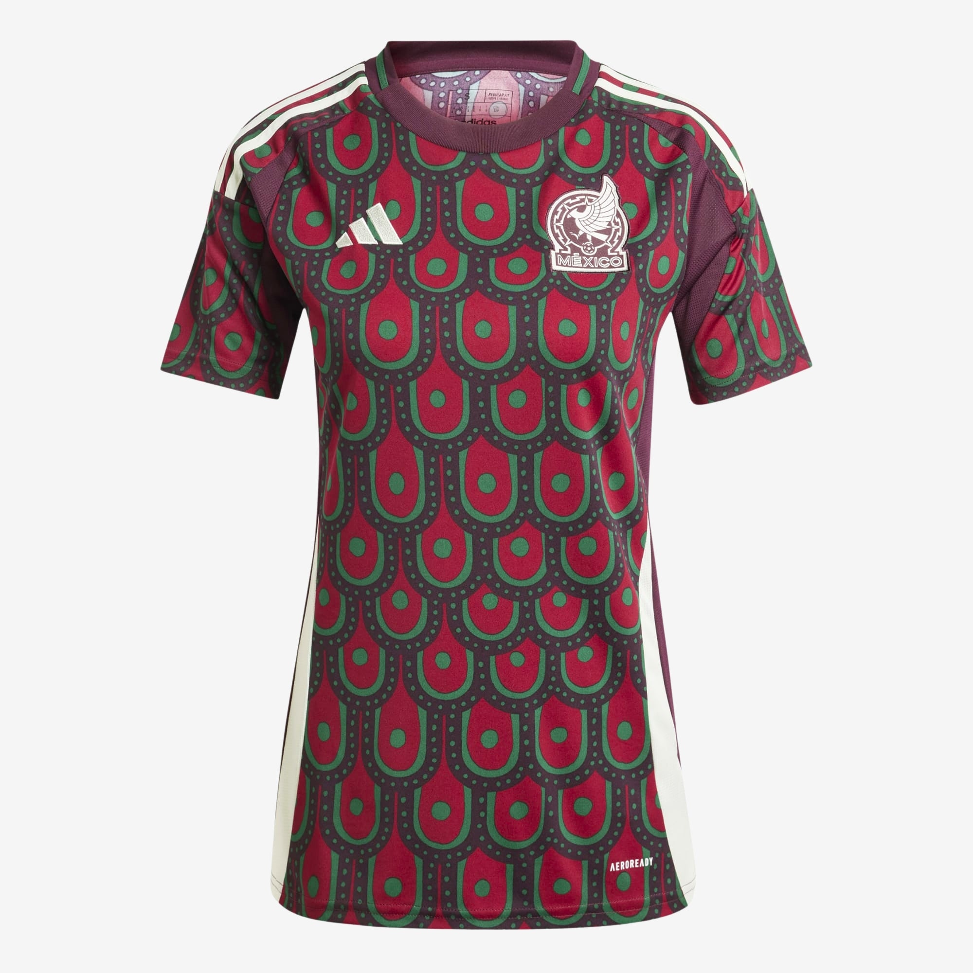 adidas Mexico 2024 Stadium Home Women's AEROREADY Soccer Replica Jersey - Multicolor