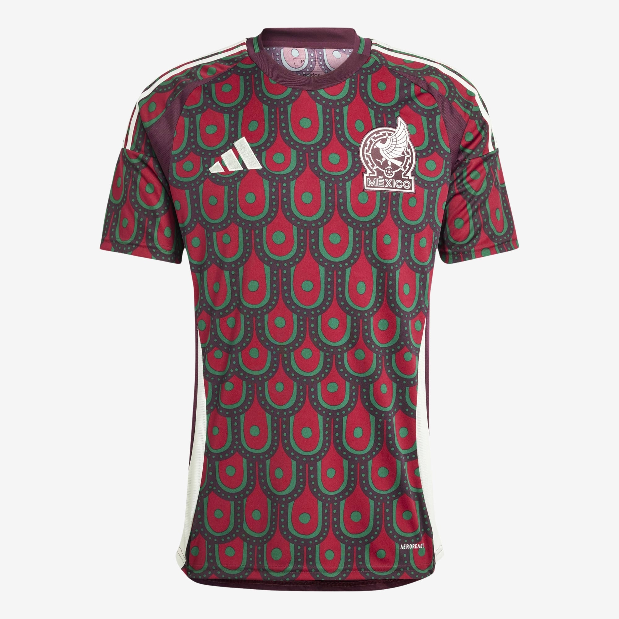 adidas Mexico 2024 Stadium Home Men's AEROREADY Soccer Replica Jersey - Multicolor