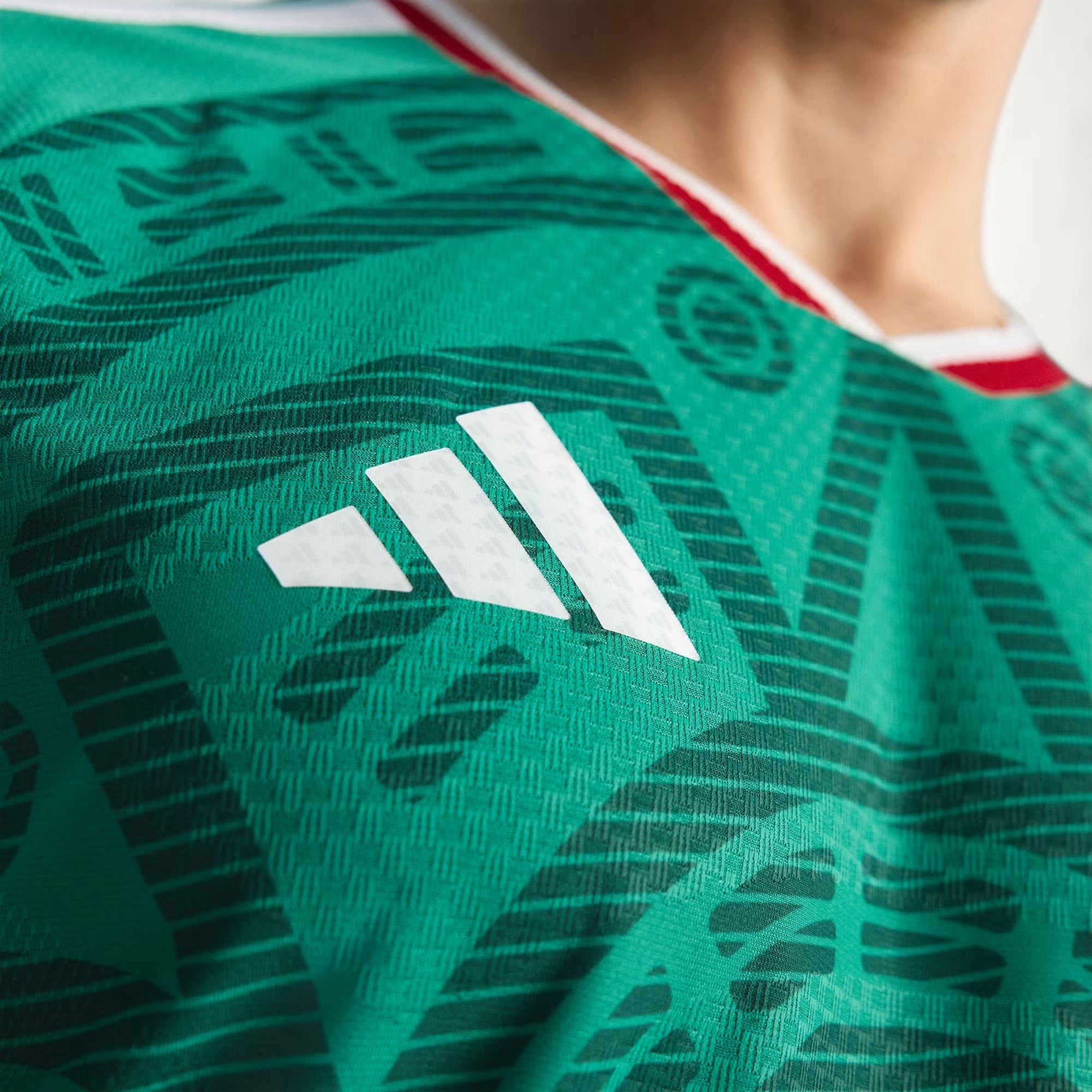 adidas Mexico 2026 Match Home Men's CLIMACOOL+ Soccer Authentic Jersey - Bold Green