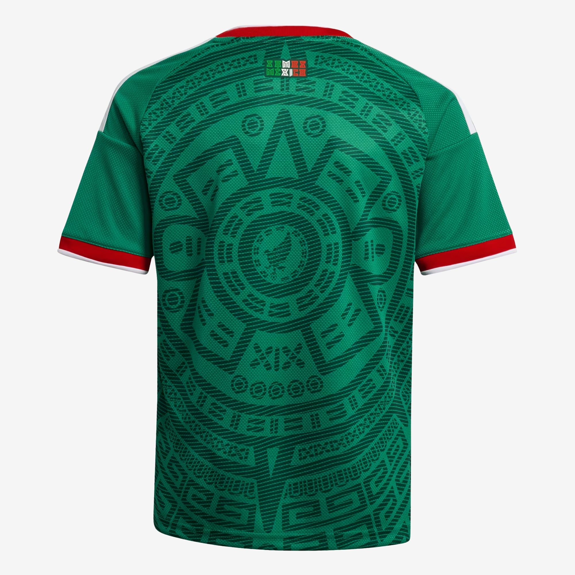 adidas Mexico 2026 Stadium Home Big Kids' Soccer Jersey - Bold Green