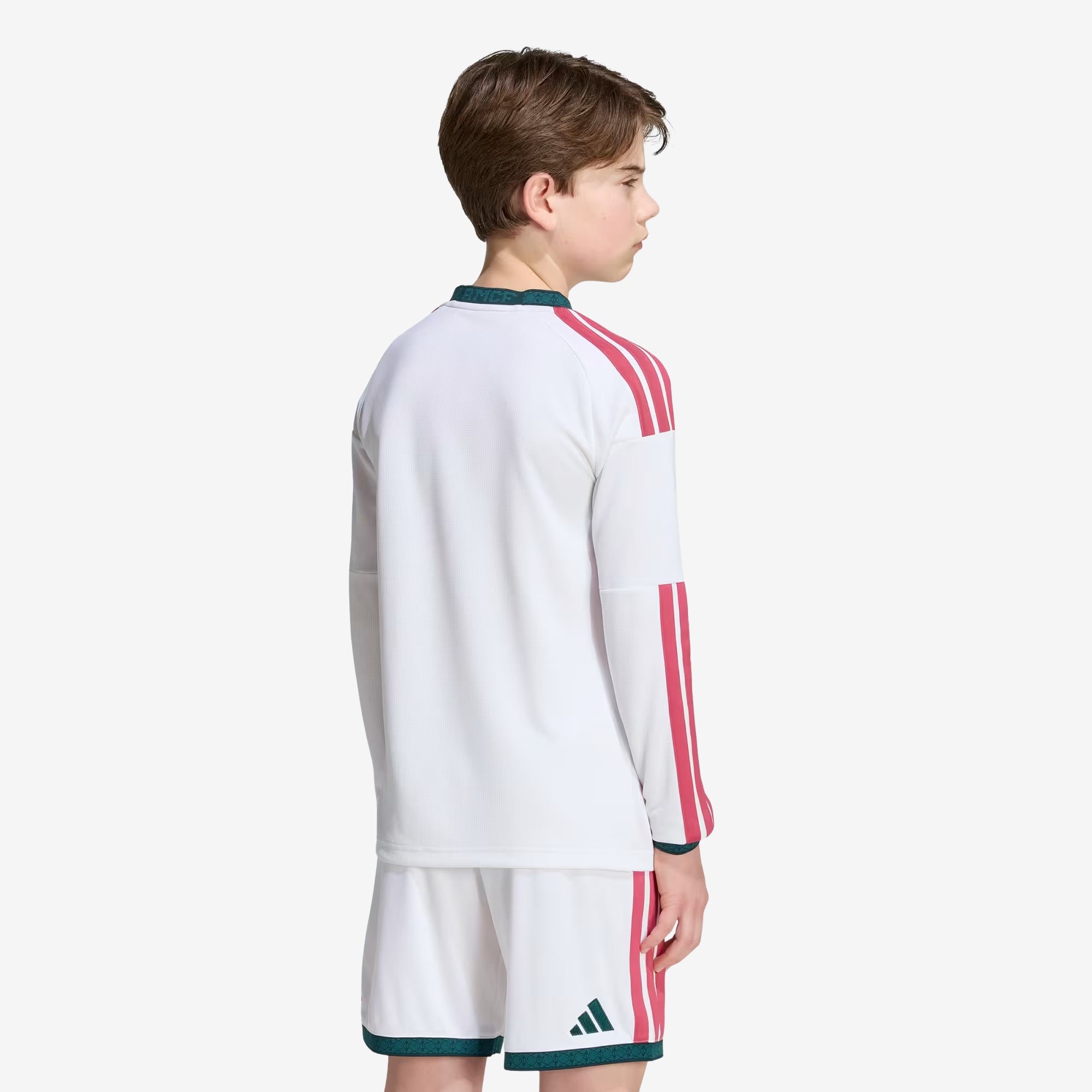 adidas Real Madrid 2026/27 Stadium Home Big Kids' Soccer Long-Sleeve Jersey - White