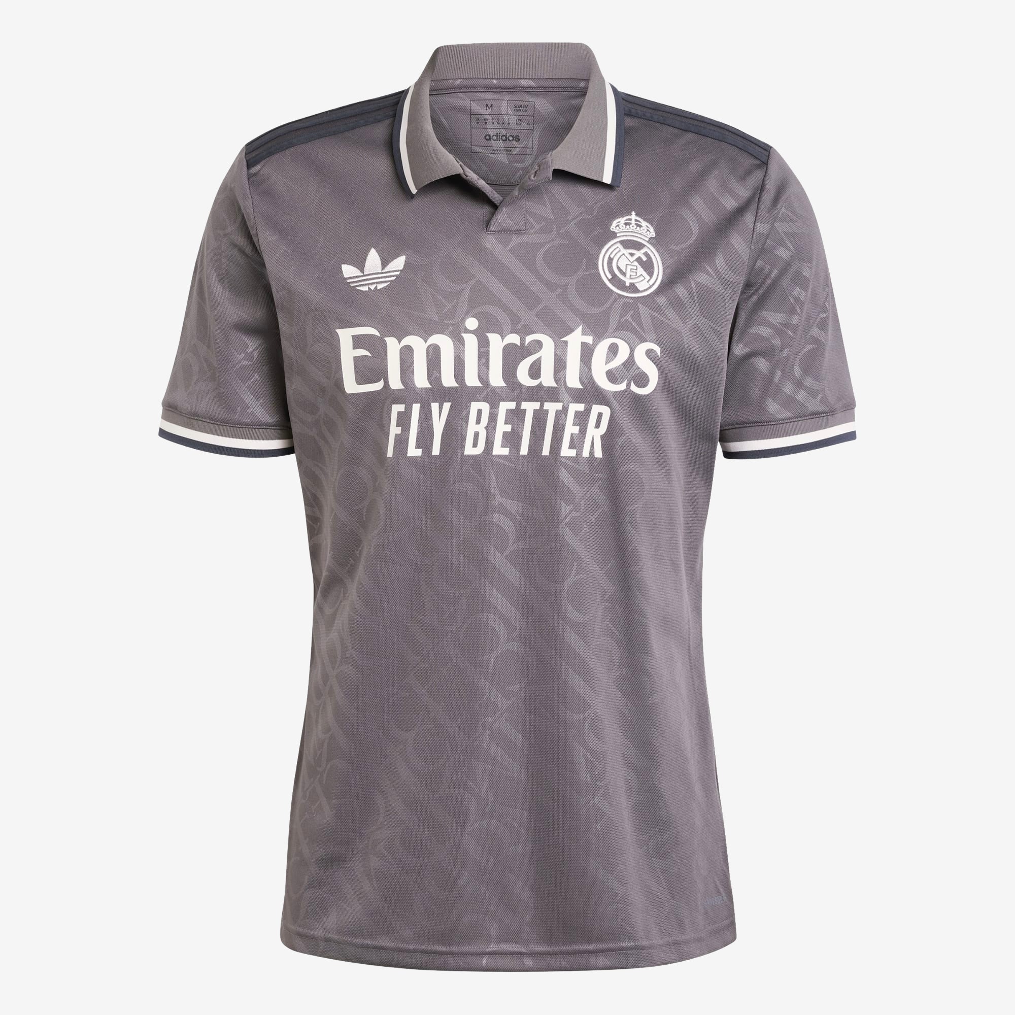 adidas Real Madrid 2024/25 Stadium Third Men's AEROREADY Soccer Replica Jersey - Charcoal