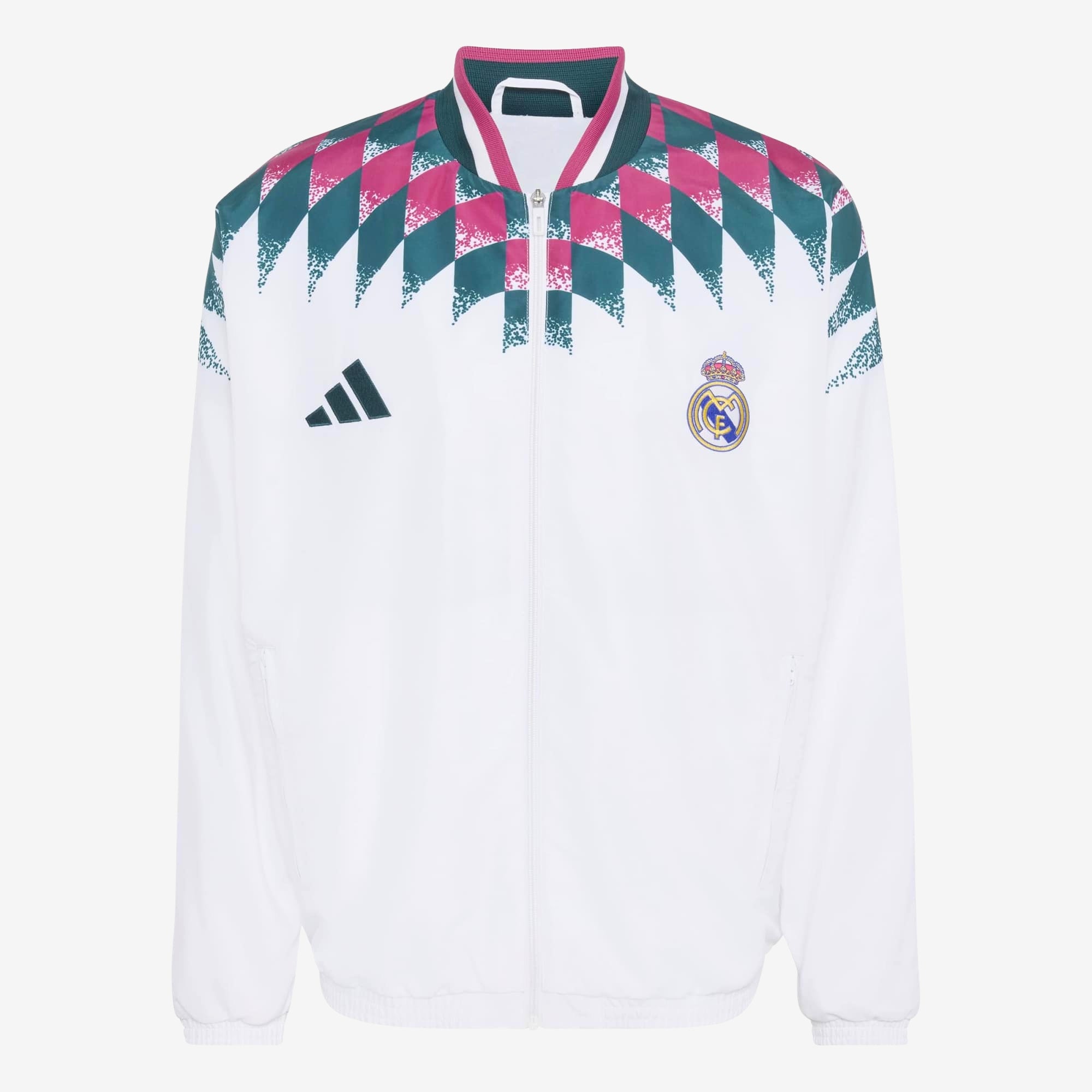 adidas Real Madrid Stadium Top Men's Full-Zip Soccer Track Jacket