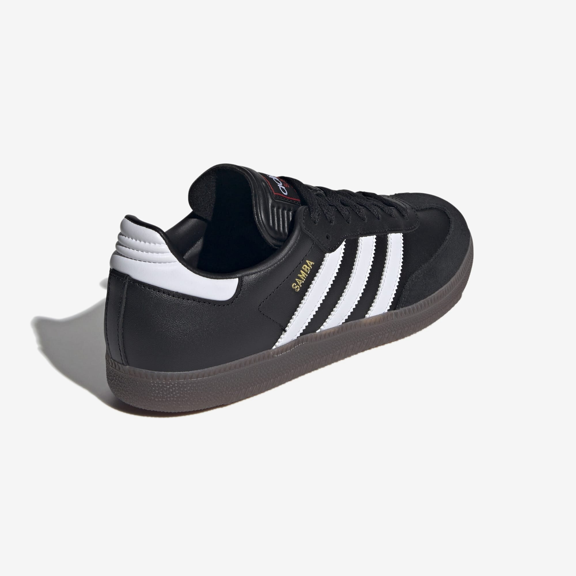 adidas Samba IC Low-Top Soccer Shoes - Core Black / Cloud White / Vivid Red