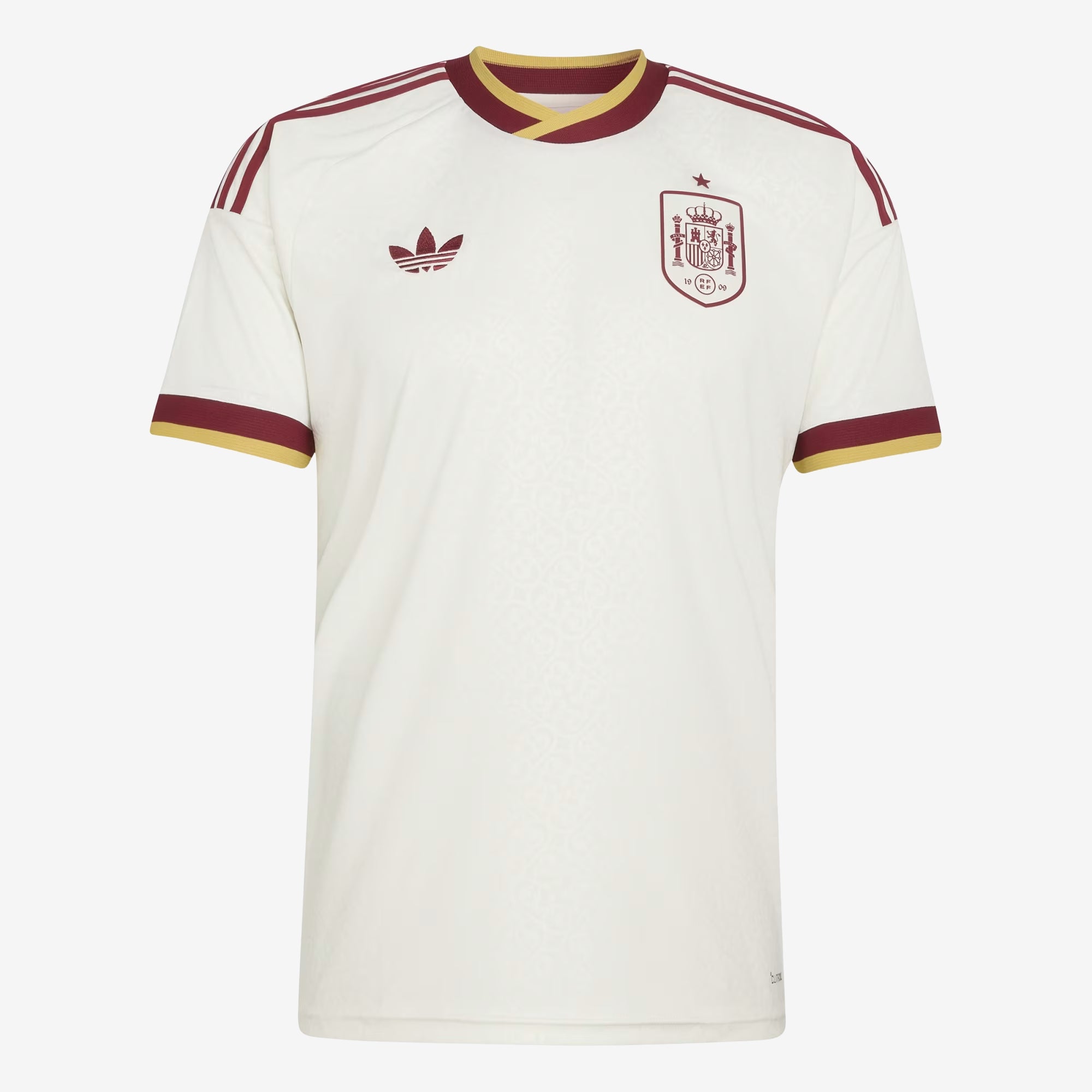adidas Spain 2026 Stadium Away Men's Soccer Jersey - Off White