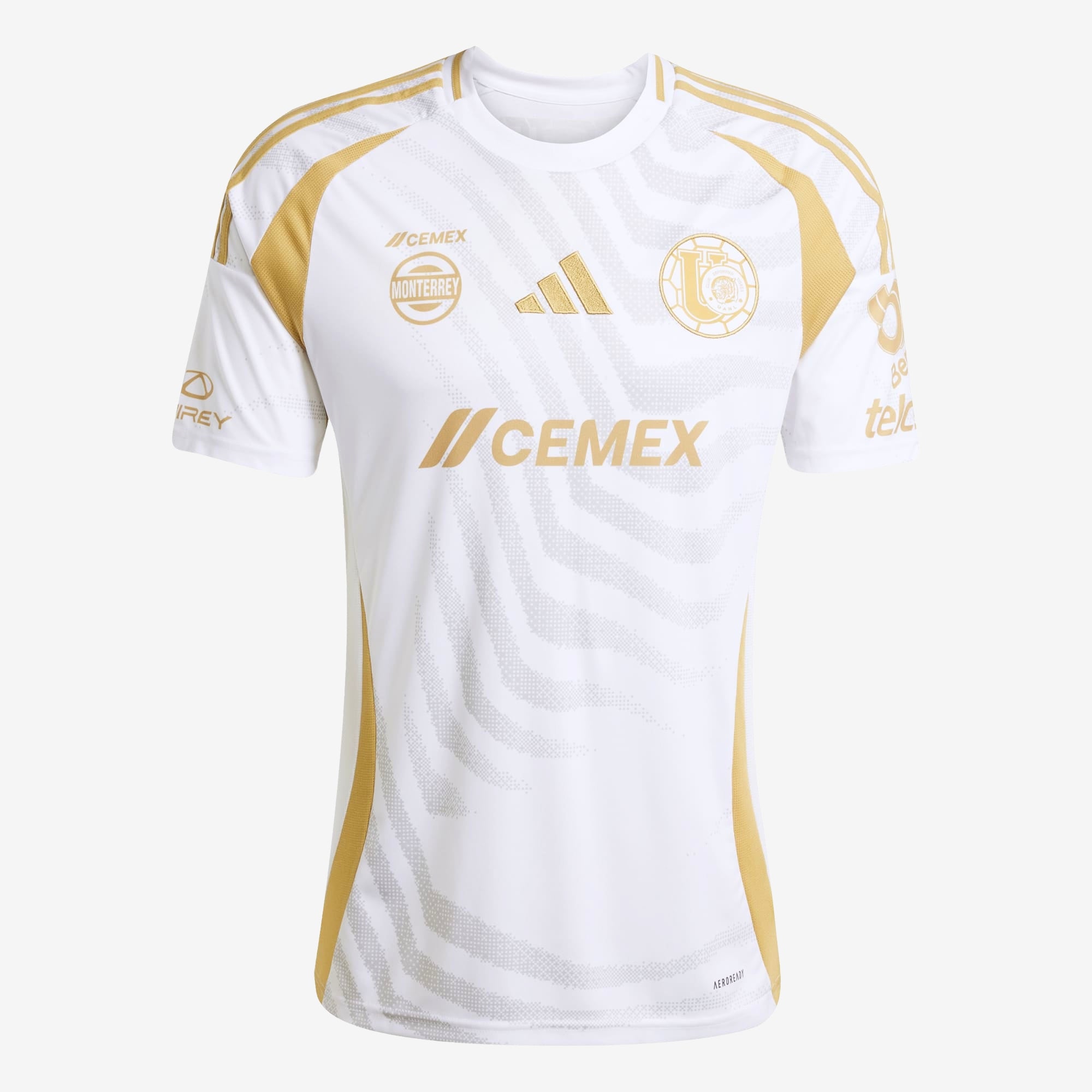 adidas Tigres UANL 2024/25 Stadium Third Men's AEROREADY Soccer Replica Jersey - White / Grey Two