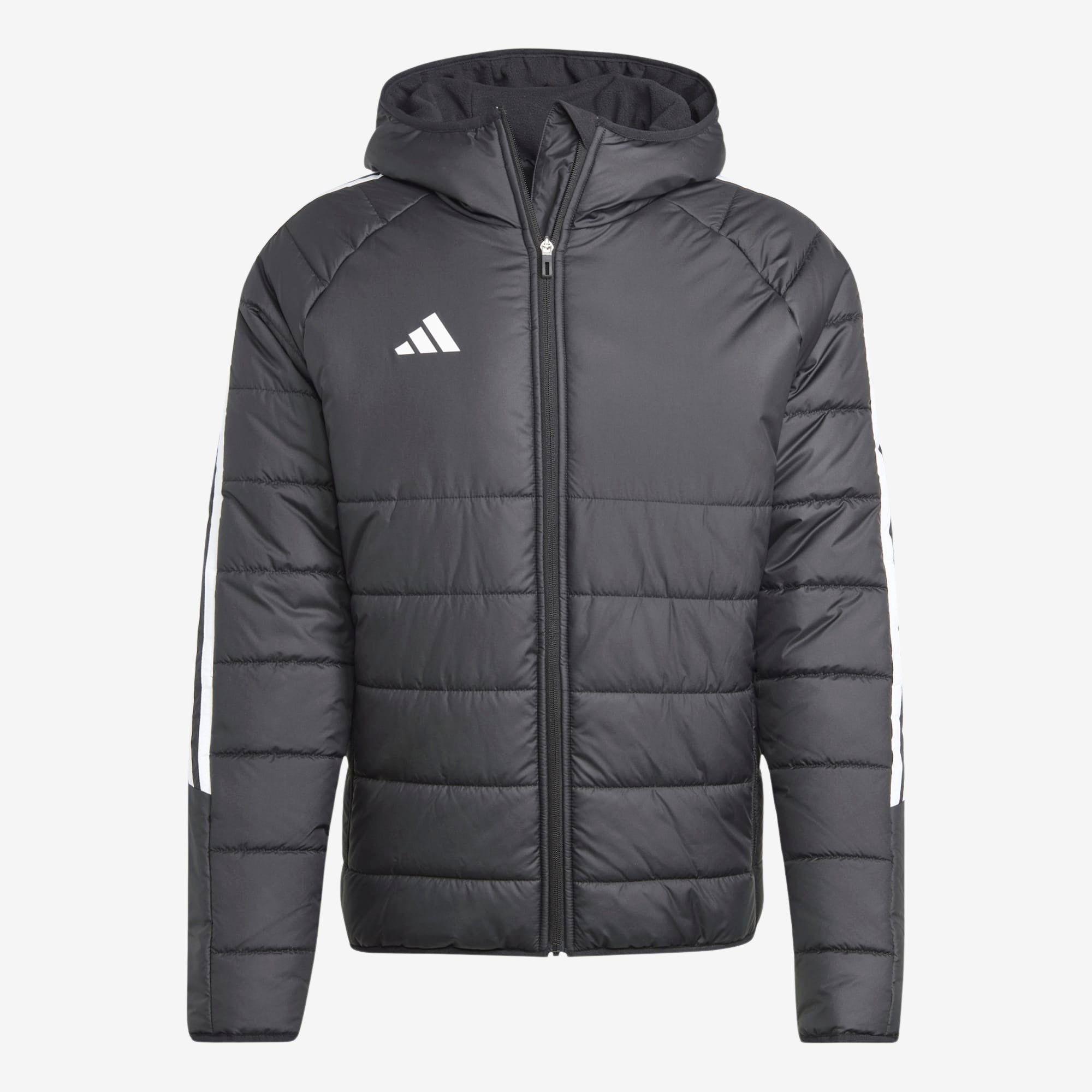 adidas Tiro 24 Winter Men's Soccer Full-Zip Hooded Jacket - Black / White