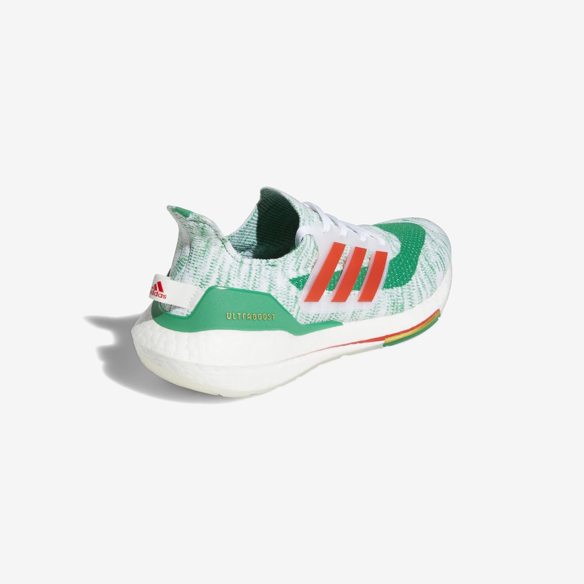 adidas Ultraboost 21 Mexico Shoes - Cloud White / Red / Green