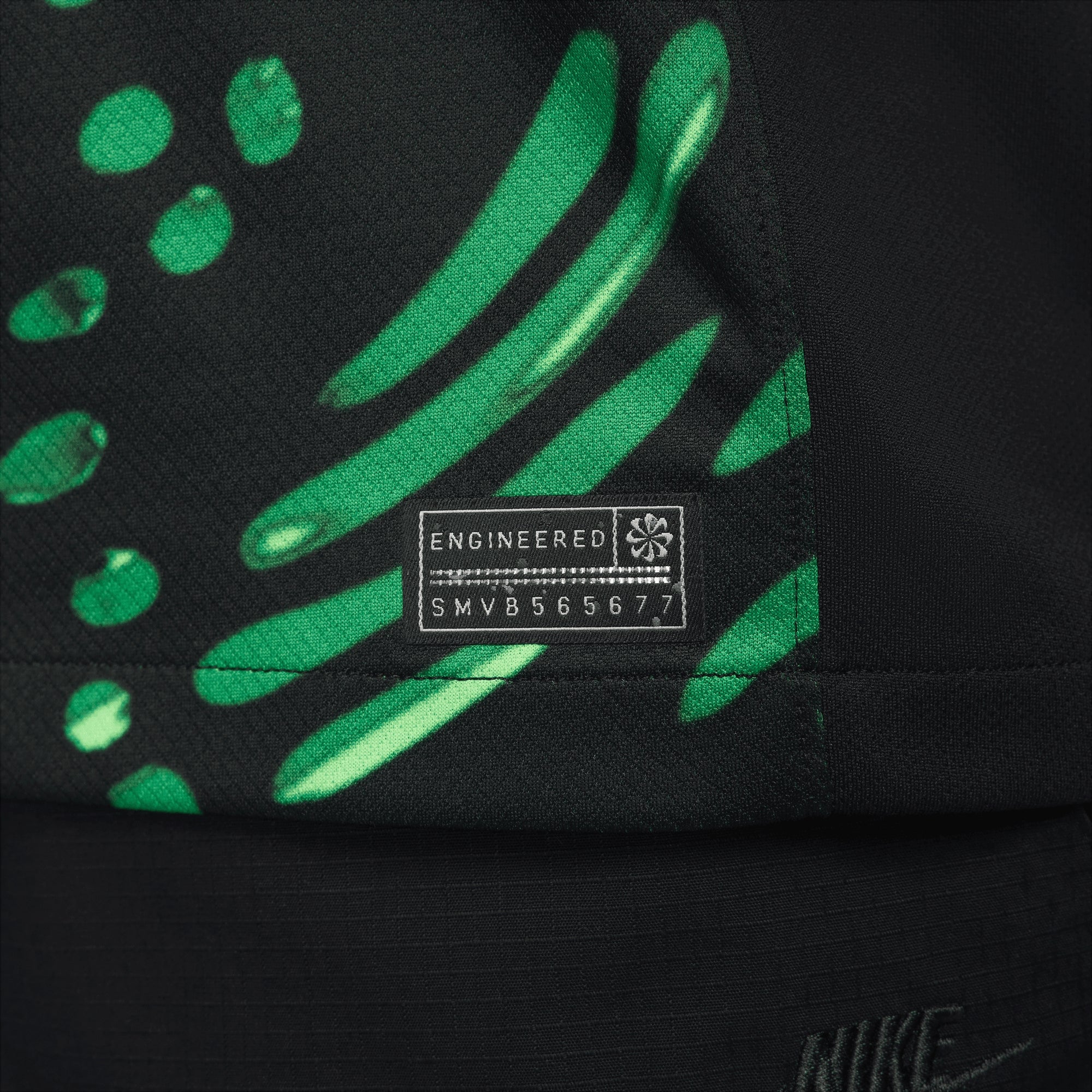 Nike Nigeria 2024 Stadium Away Men's Dri-FIT Soccer Replica Jersey - Black/Lucky Green/White