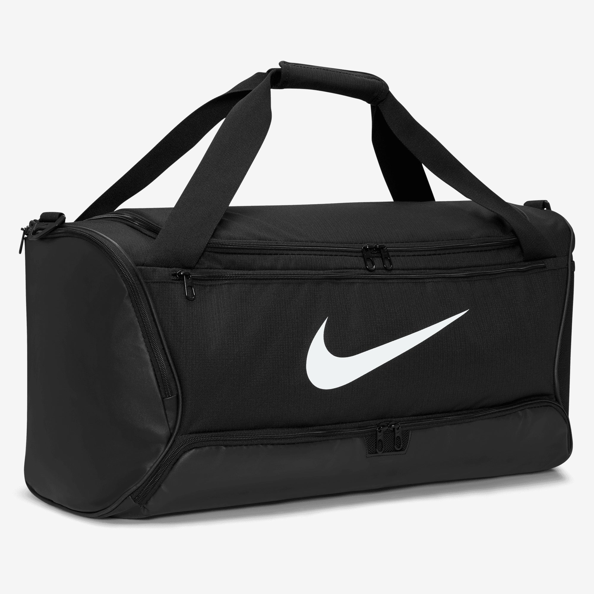 Nike Brasilia 9.5 Training Duffel Bag (Medium, 60L) - Black/Black/White