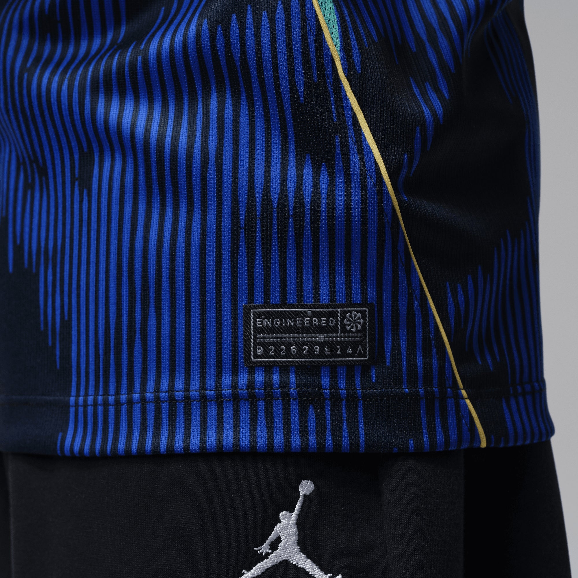Nike Brazil 2026 Stadium Away Big Kids' Jordan Dri-FIT Soccer Replica Jersey - Old Royal/Black