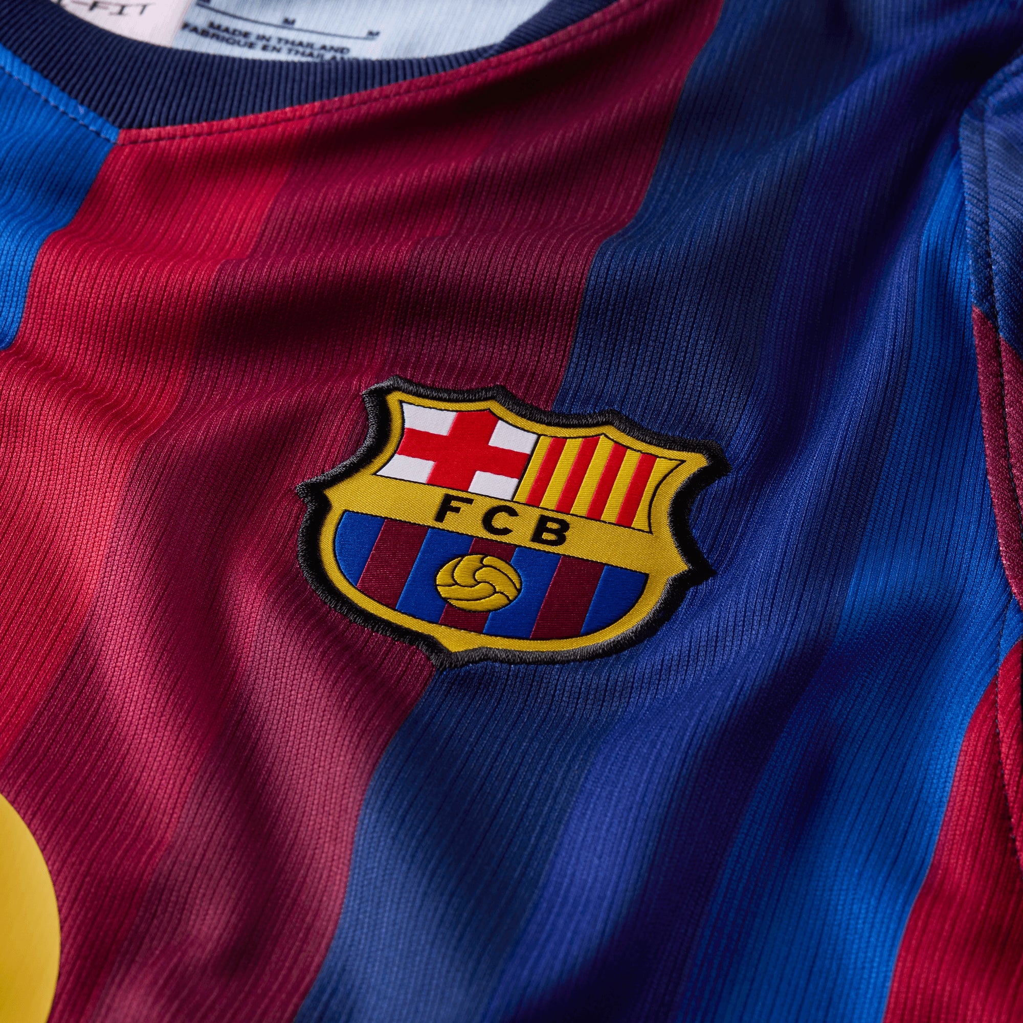 Nike FC Barcelona 2026/27 Match Home Men's Aero-FIT Soccer Authentic Jersey - Deep Garnet/Blue Void/Mineral Yellow