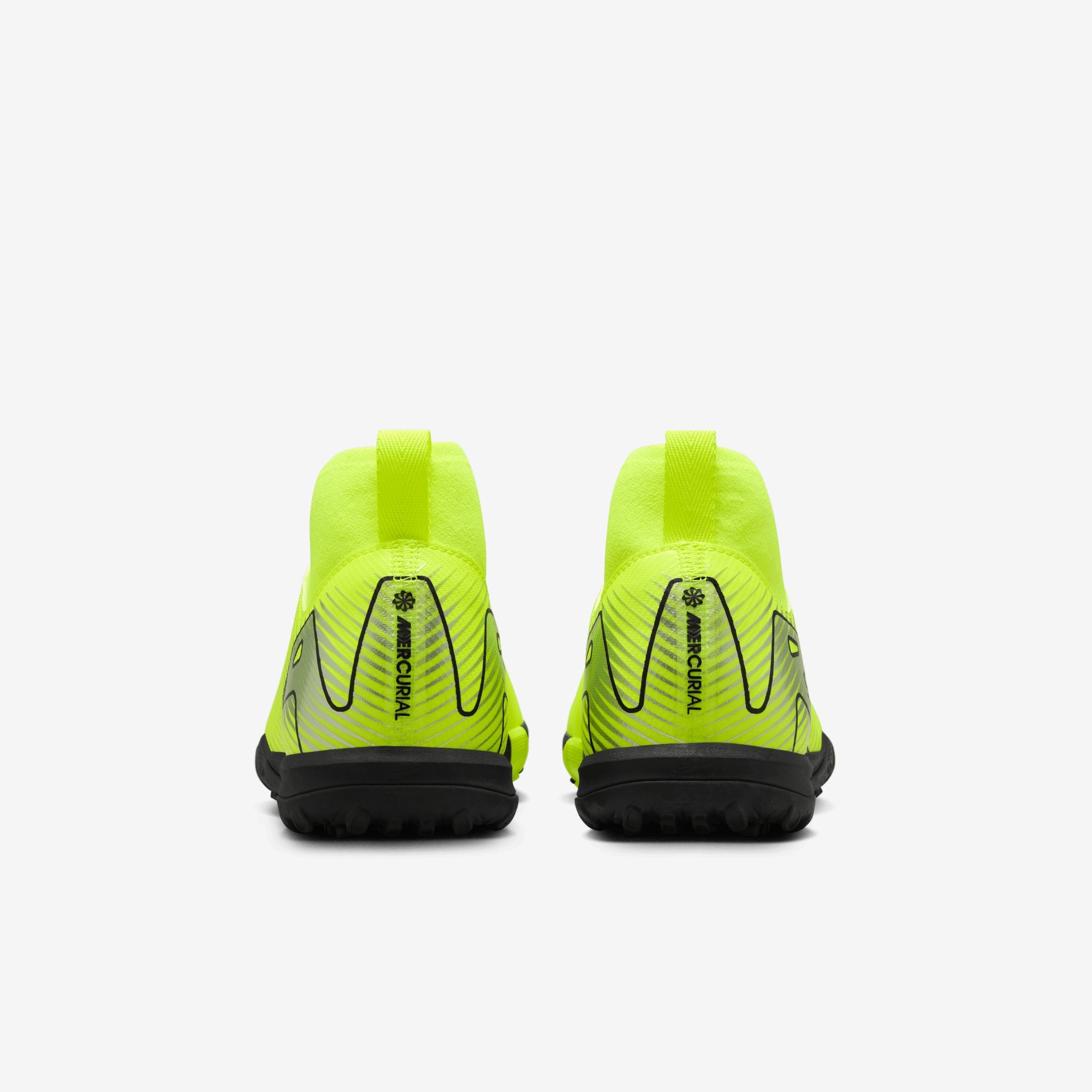 Nike Jr. Mercurial Superfly 10 Academy Little/Big Kids' TF High-Top Soccer Shoes - Volt/Black