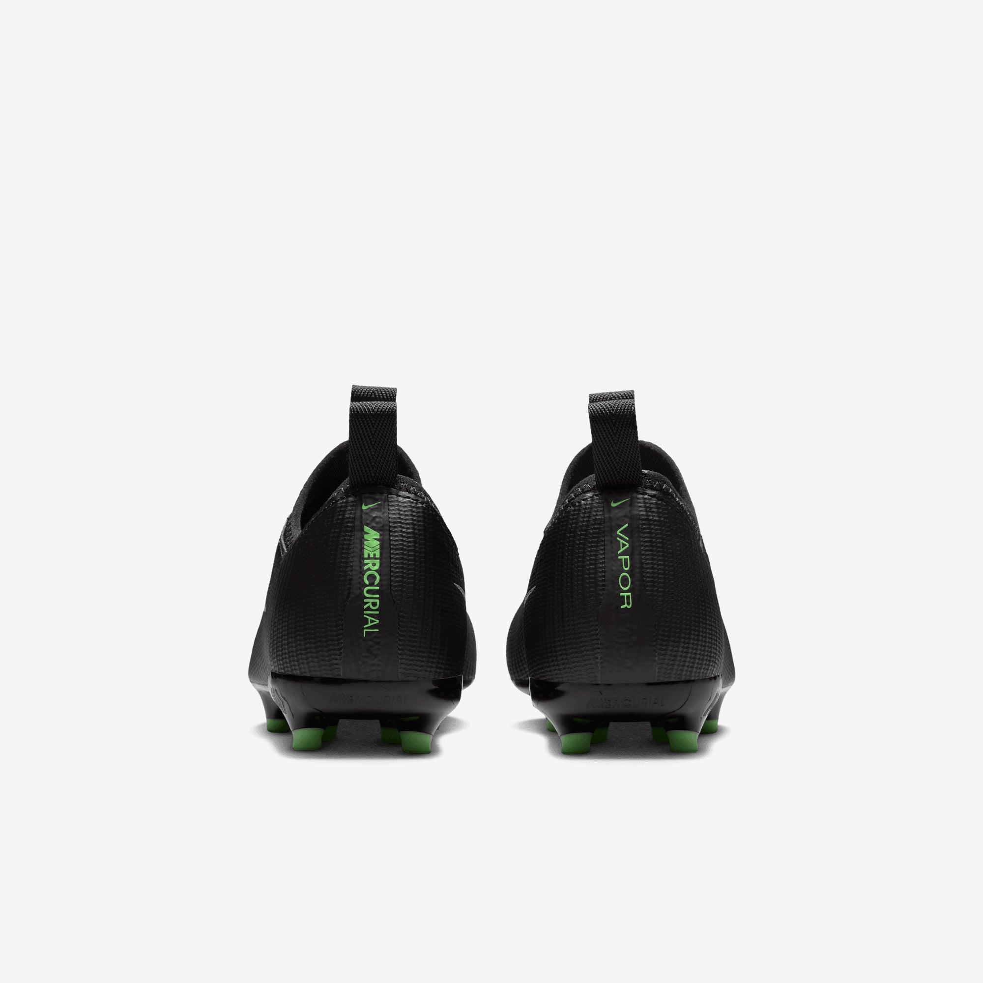 Nike Jr. Mercurial Vapor 17 Academy Big Kids' Multi-Ground Low-Top Soccer Cleats - Black/Illusion Green-Black