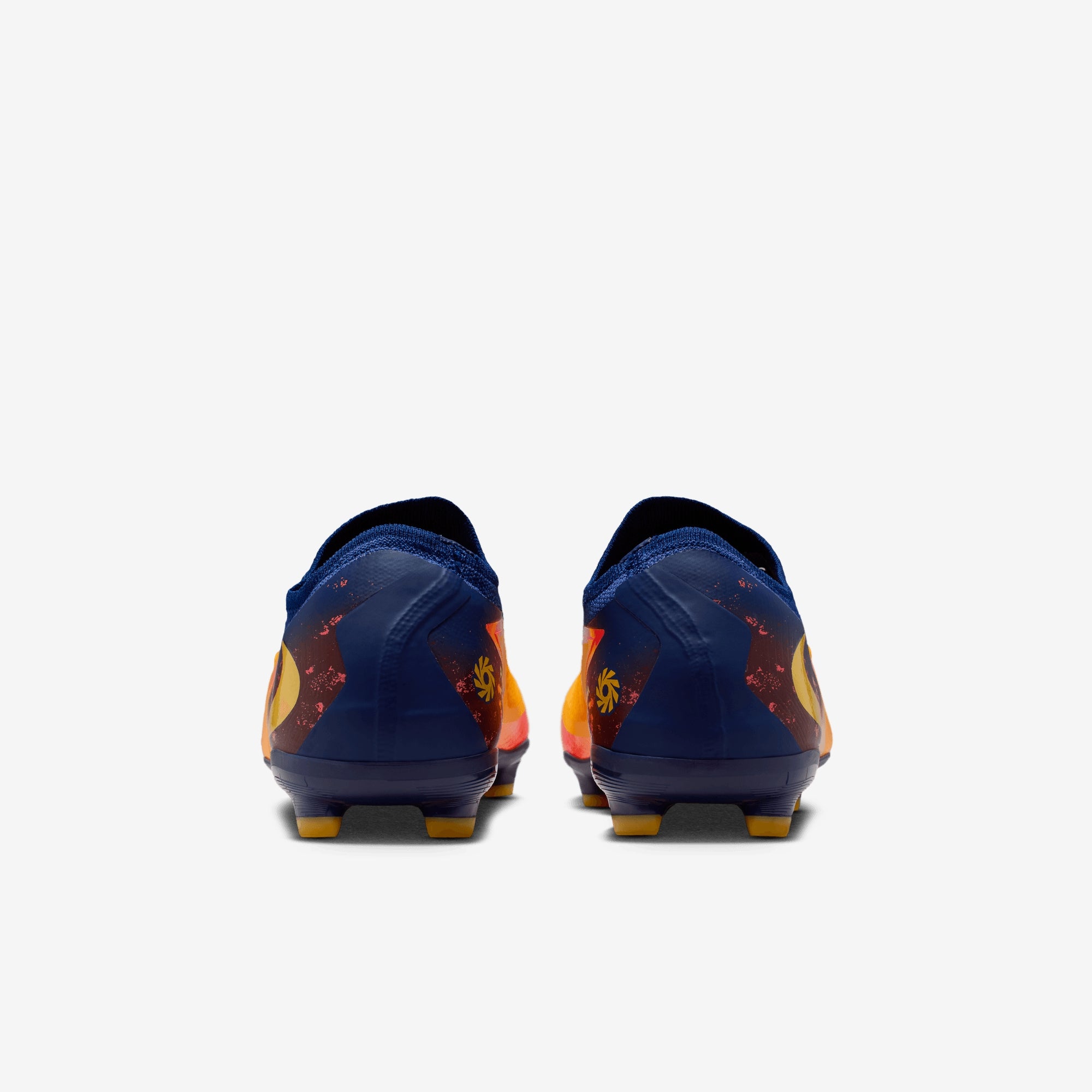 Nike Jr. Phantom 6 Low Pro "Erling Haaland" Big Kids' Multi-Ground Soccer Cleats - Laser Orange/Lemon Venom-Blue Void