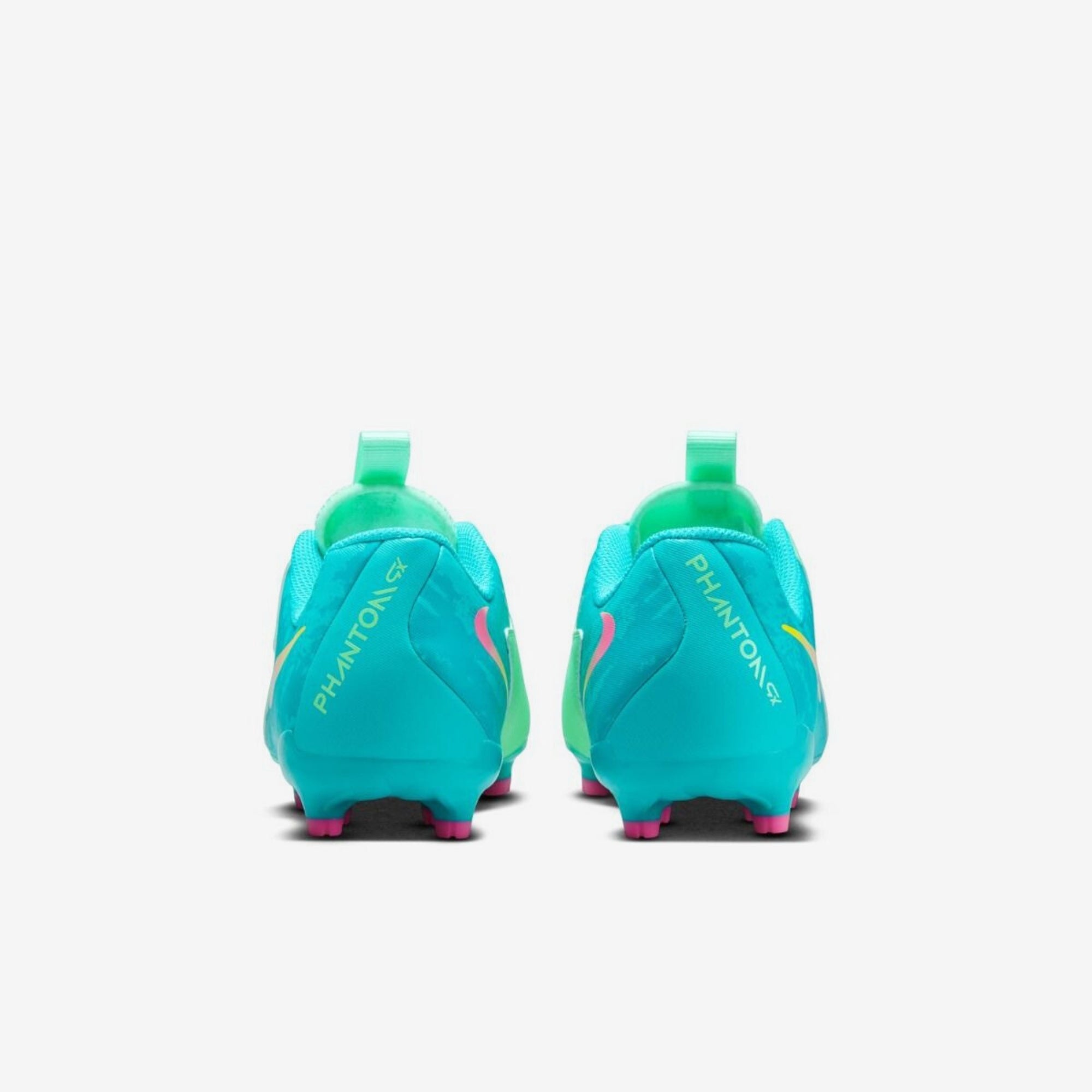 Nike Jr. Phantom GX 2 Academy LV8 Big Kids' Firm-Ground Low-Top Soccer Cleats - Green Glow/Black