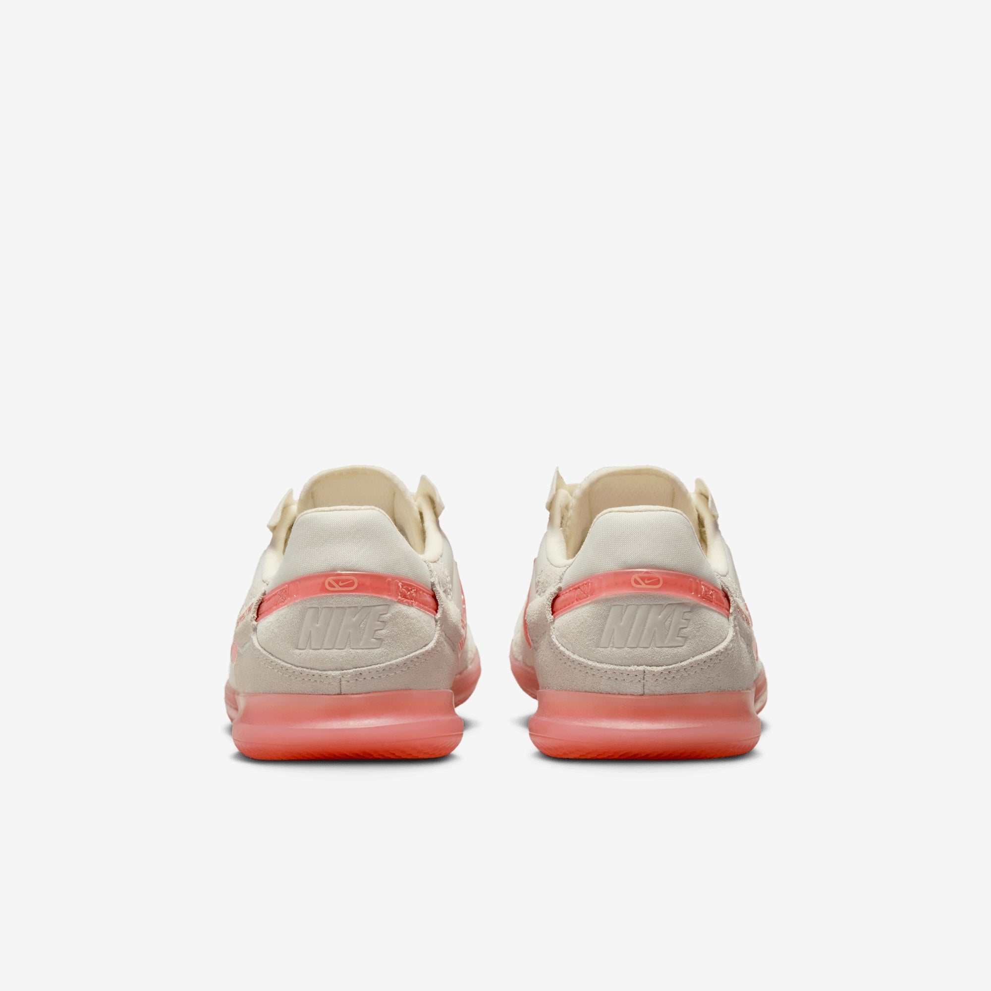 Nike Jr. Streetgato Little/Big Kids' Low-Top Soccer Shoes - Pale Ivory/Apricot Agate