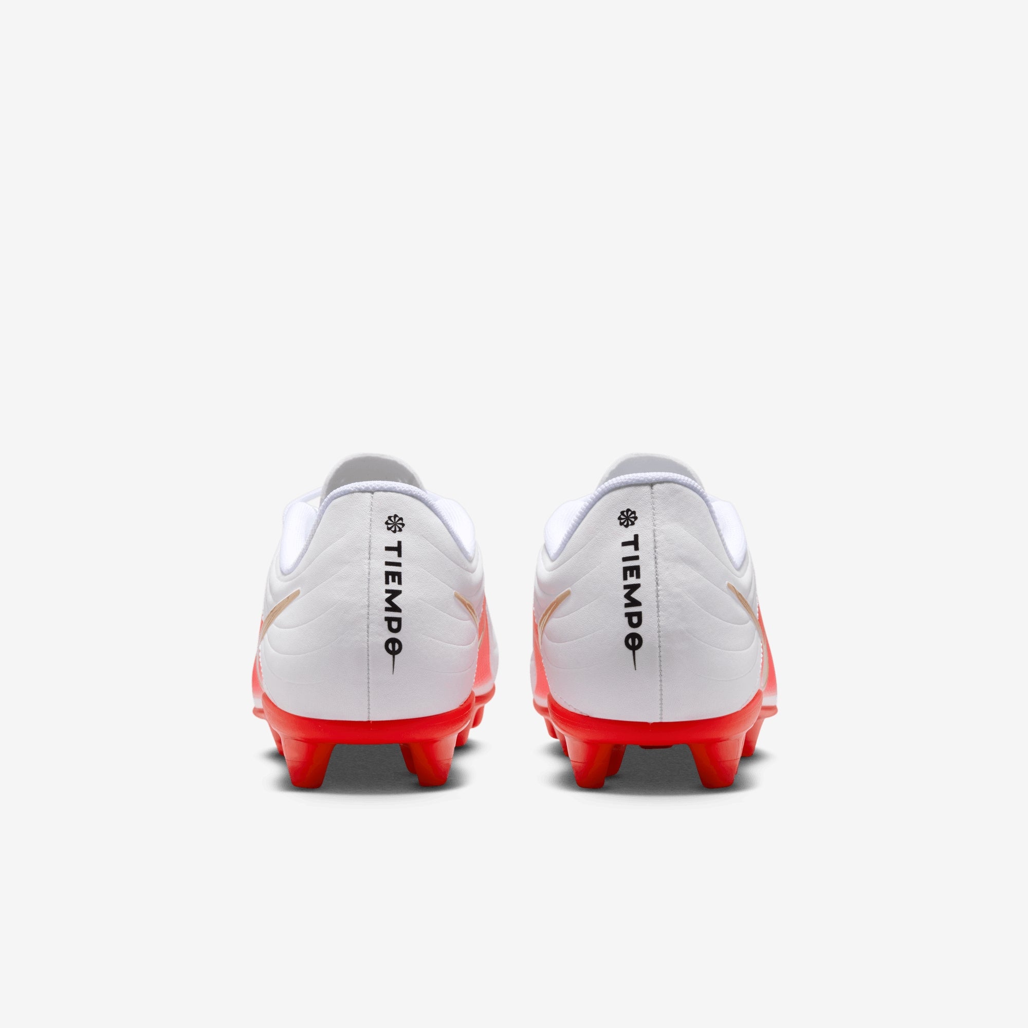 Nike Jr. Tiempo Maestro Club Big Kids' Multi-Ground Low-Top Soccer Cleats - White/Blur-Bright Crimson
