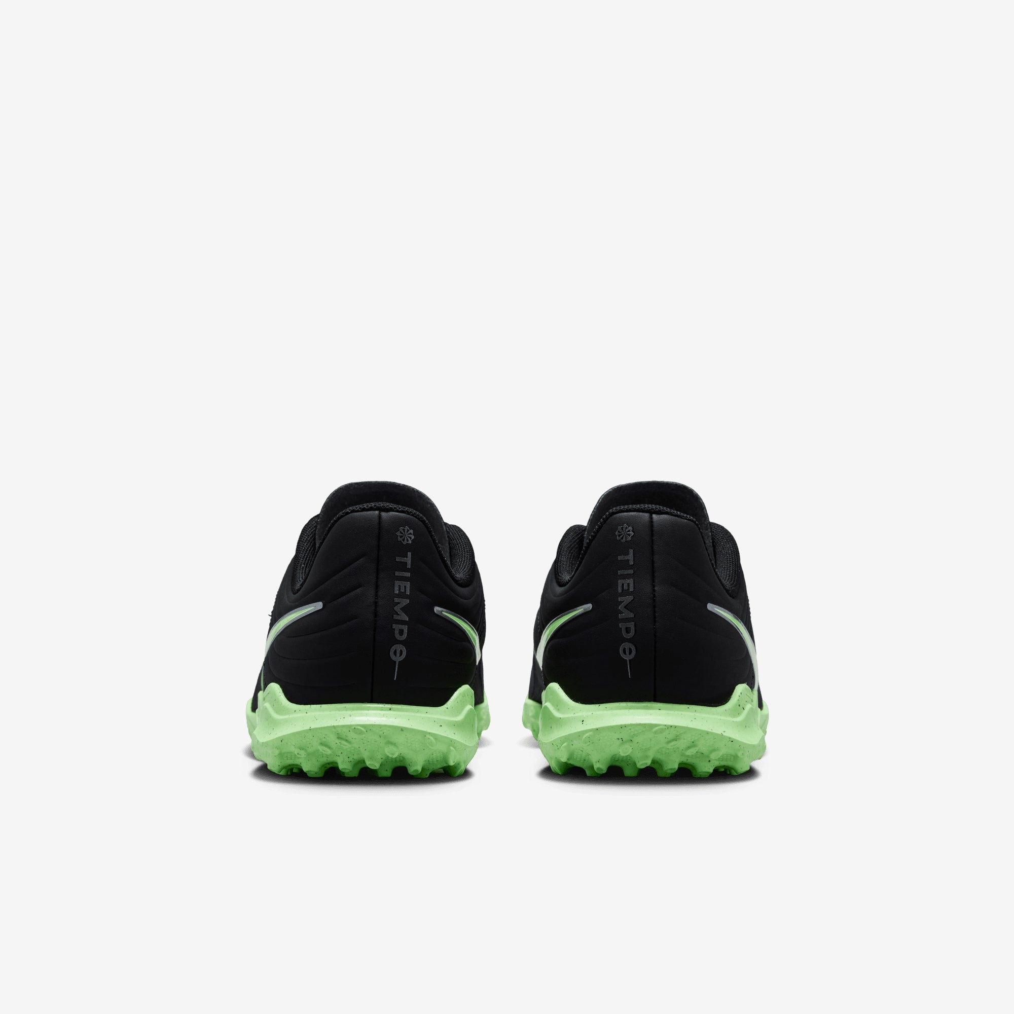 Nike Jr. Tiempo Maestro Club Big Kids Turf Low-Top Soccer Shoes - Black/Illusion Green-Black
