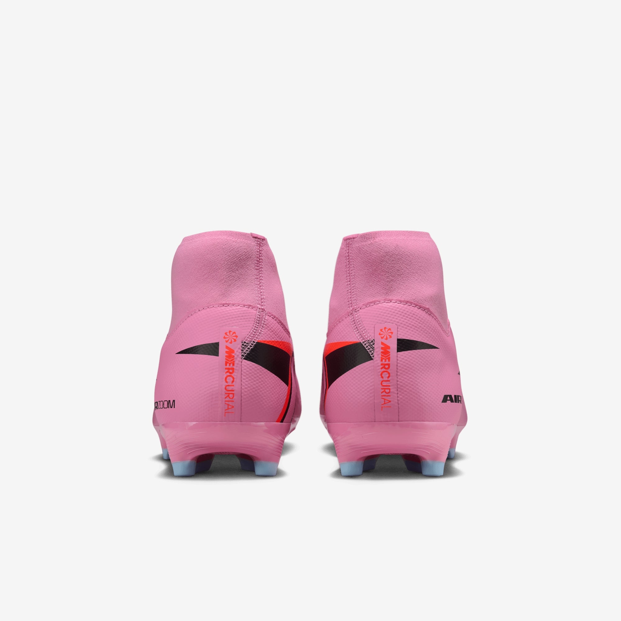 Nike Mercurial Superfly 10 Academy Multi-Ground High-Top Soccer Cleats - Magic Flamingo/Black-Total Crimson