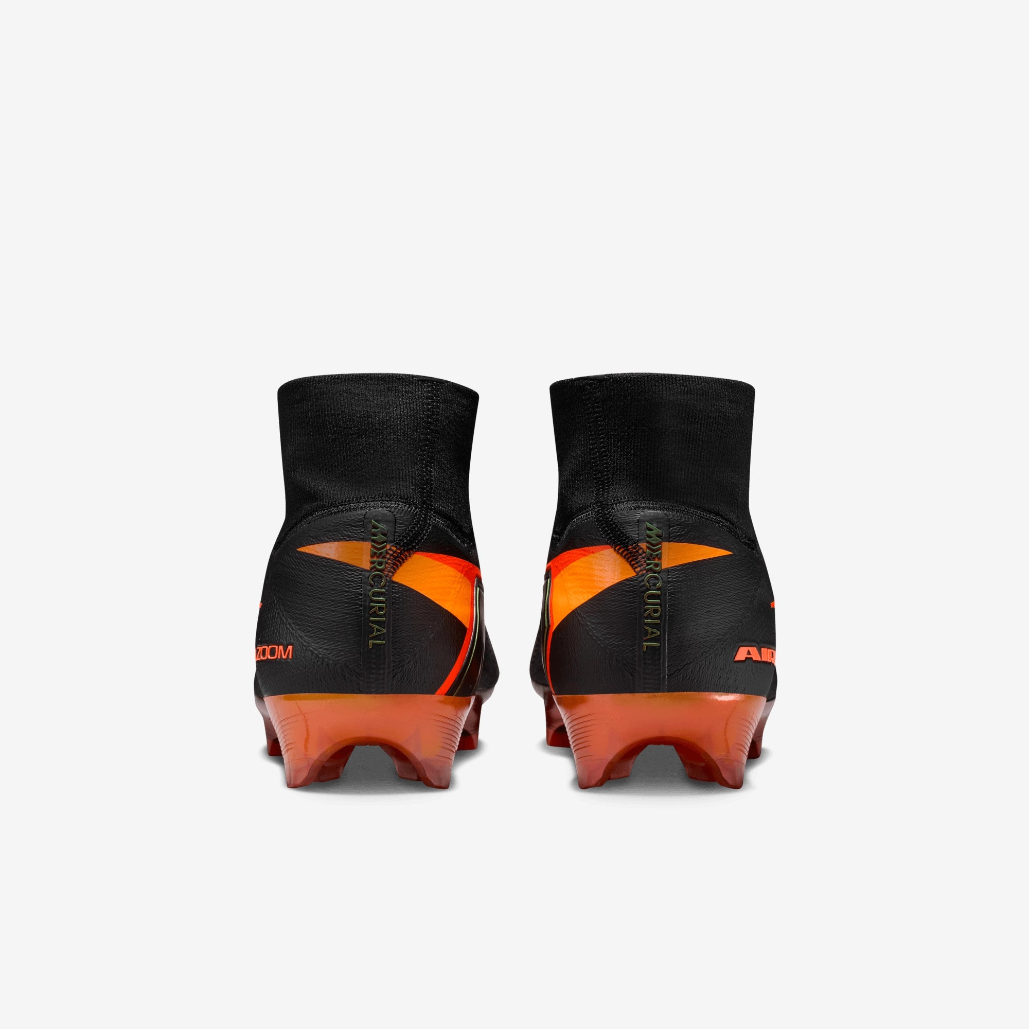 Nike Mercurial Superfly 10 Elite LV8 Firm-Ground High-Top Soccer Cleats - Black/Hyper Crimson