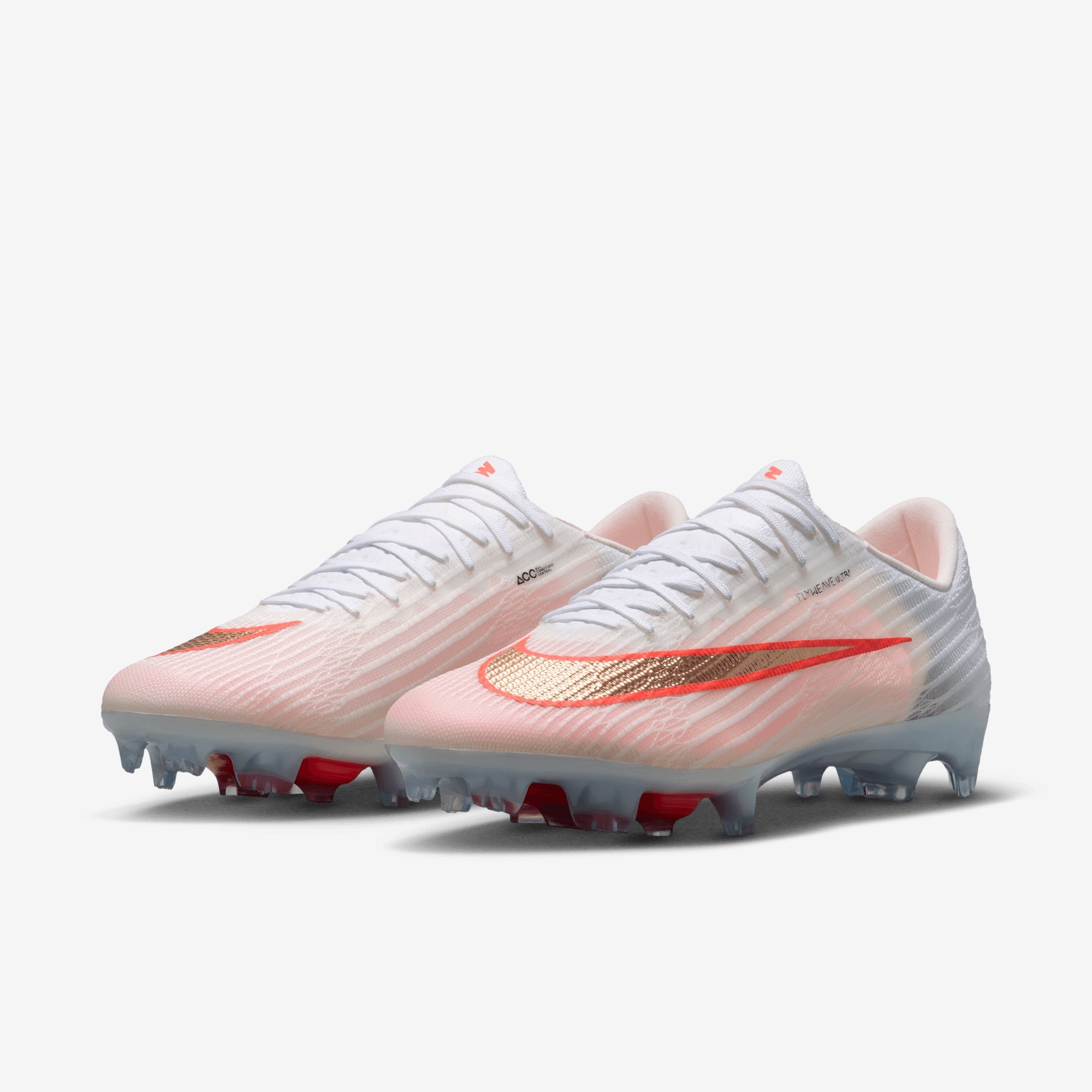 Nike Mercurial Superfly 11 Elite Firm-Ground Low-Top Soccer Cleats - White/Blur-Bright Crimson