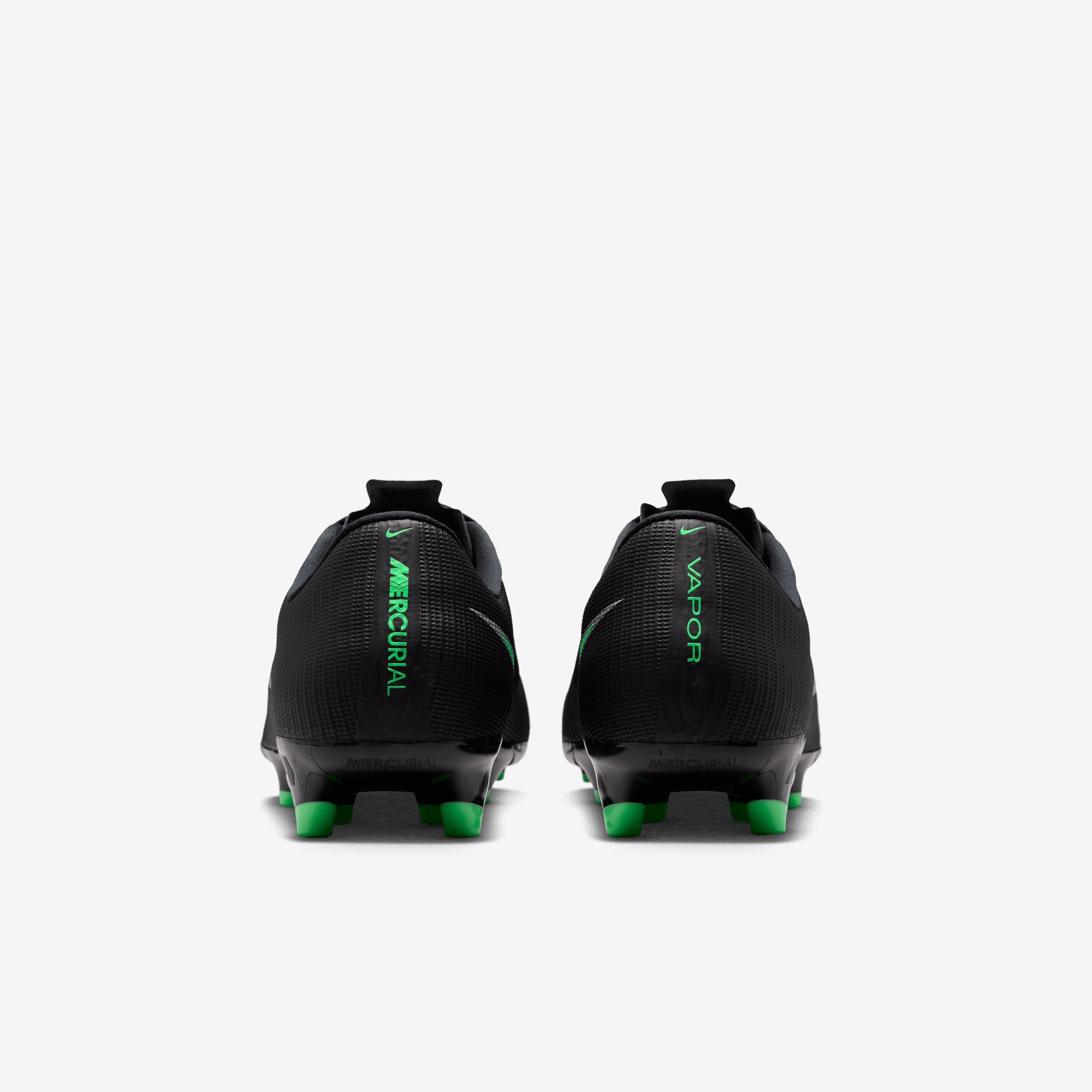Nike Mercurial Vapor 17 Academy Multi-Ground Low-Top Soccer Cleats - Black/Illusion Green-Black