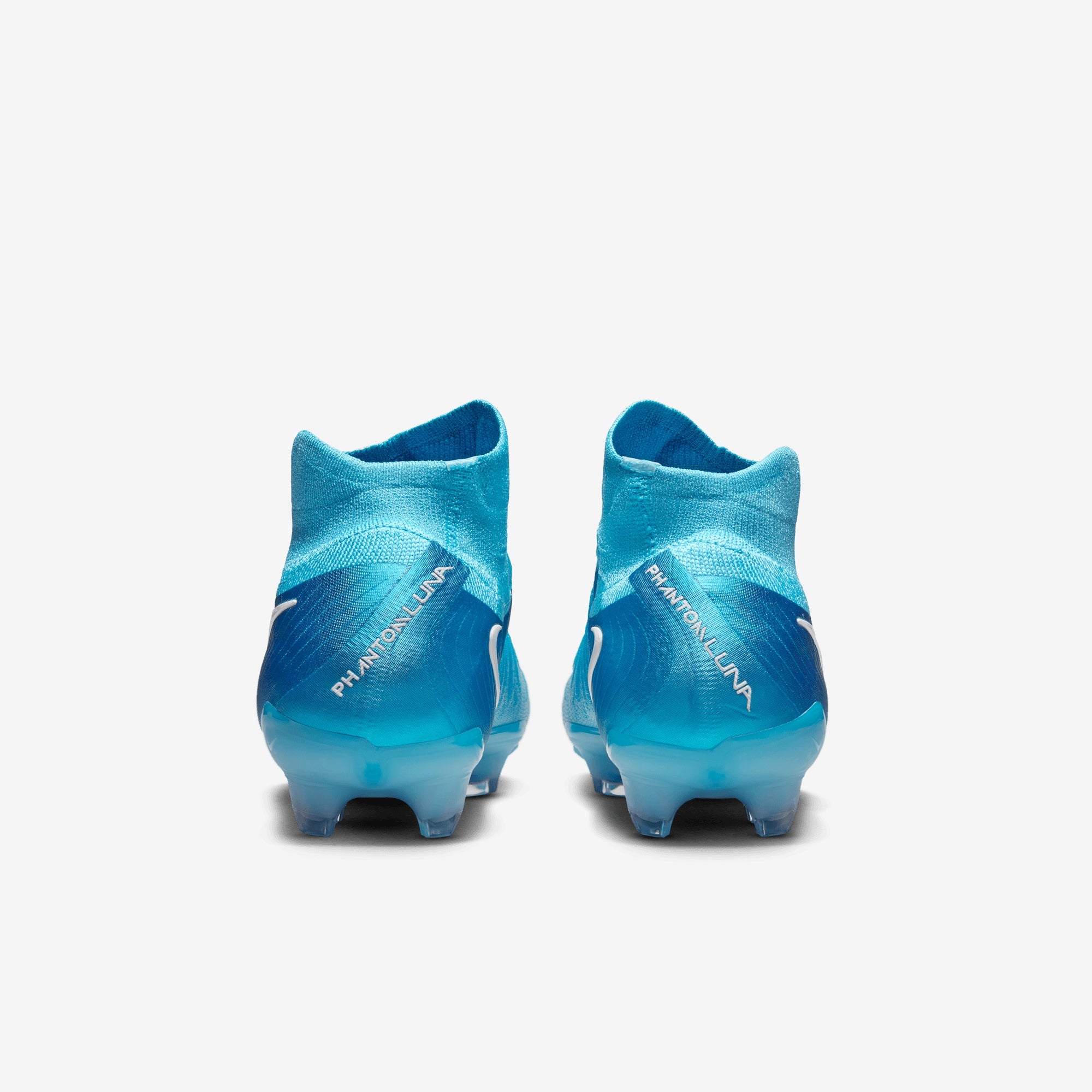 Nike Phantom Luna 2 Elite FG High-Top Soccer Cleats - Blue Fury/White