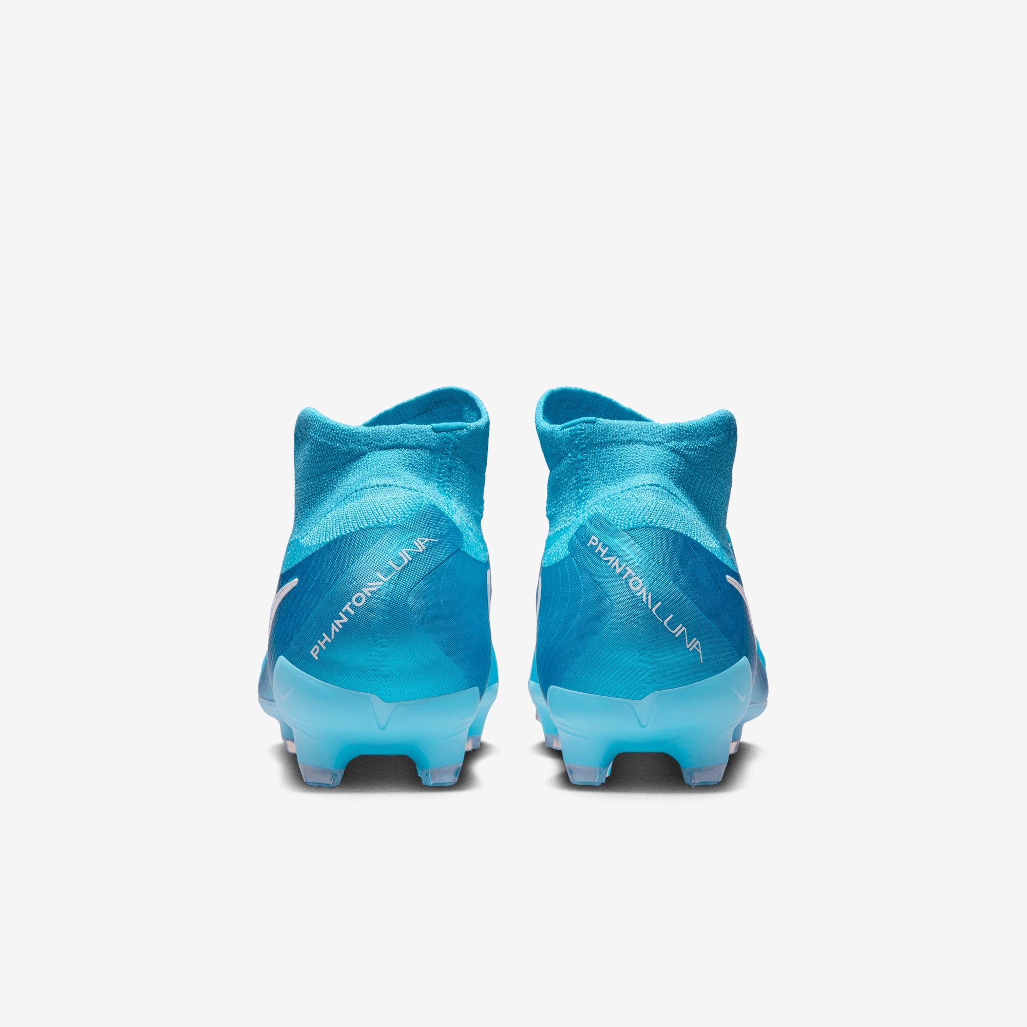 Nike Phantom Luna 2 Pro FG High-Top Soccer Cleats - Blue Fury/White