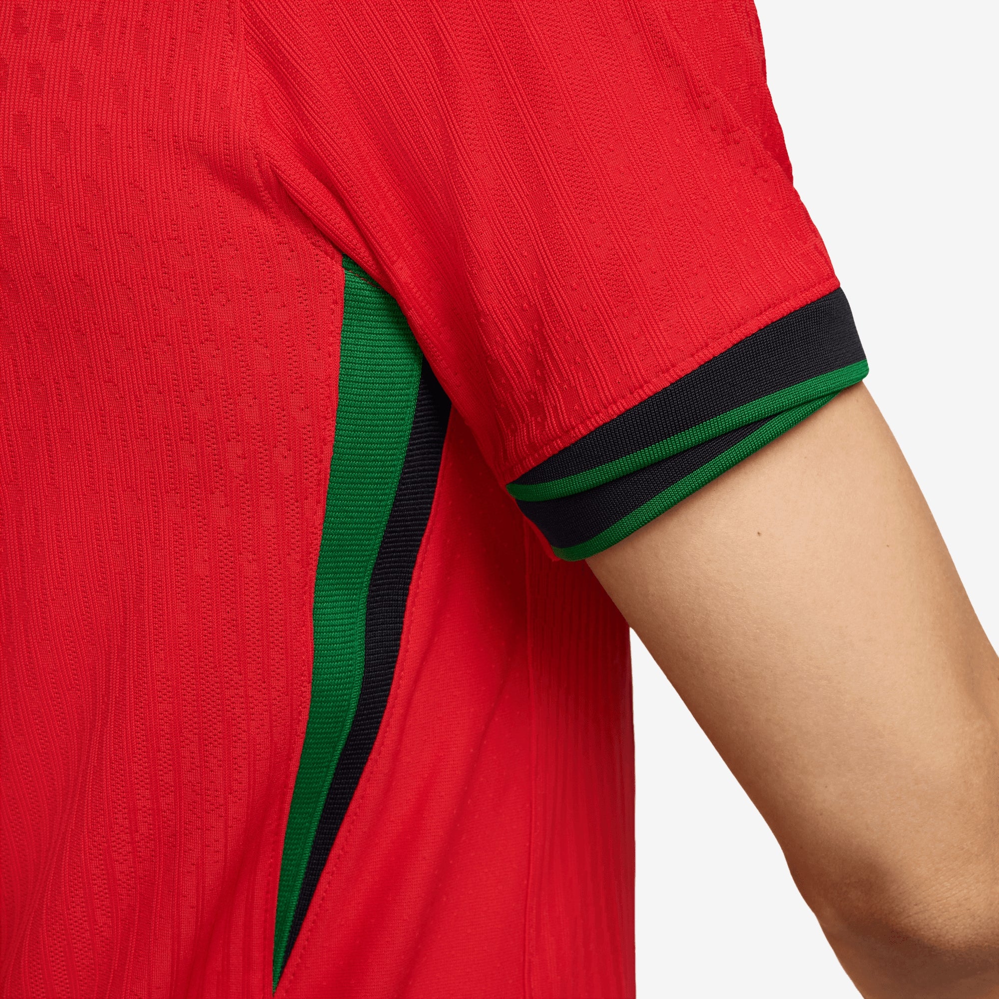 Nike Portugal (Men's Team) 2024/25 Match Home Men's Dri-FIT ADV Soccer Authentic Jersey - University Red/Pine Green/Sail