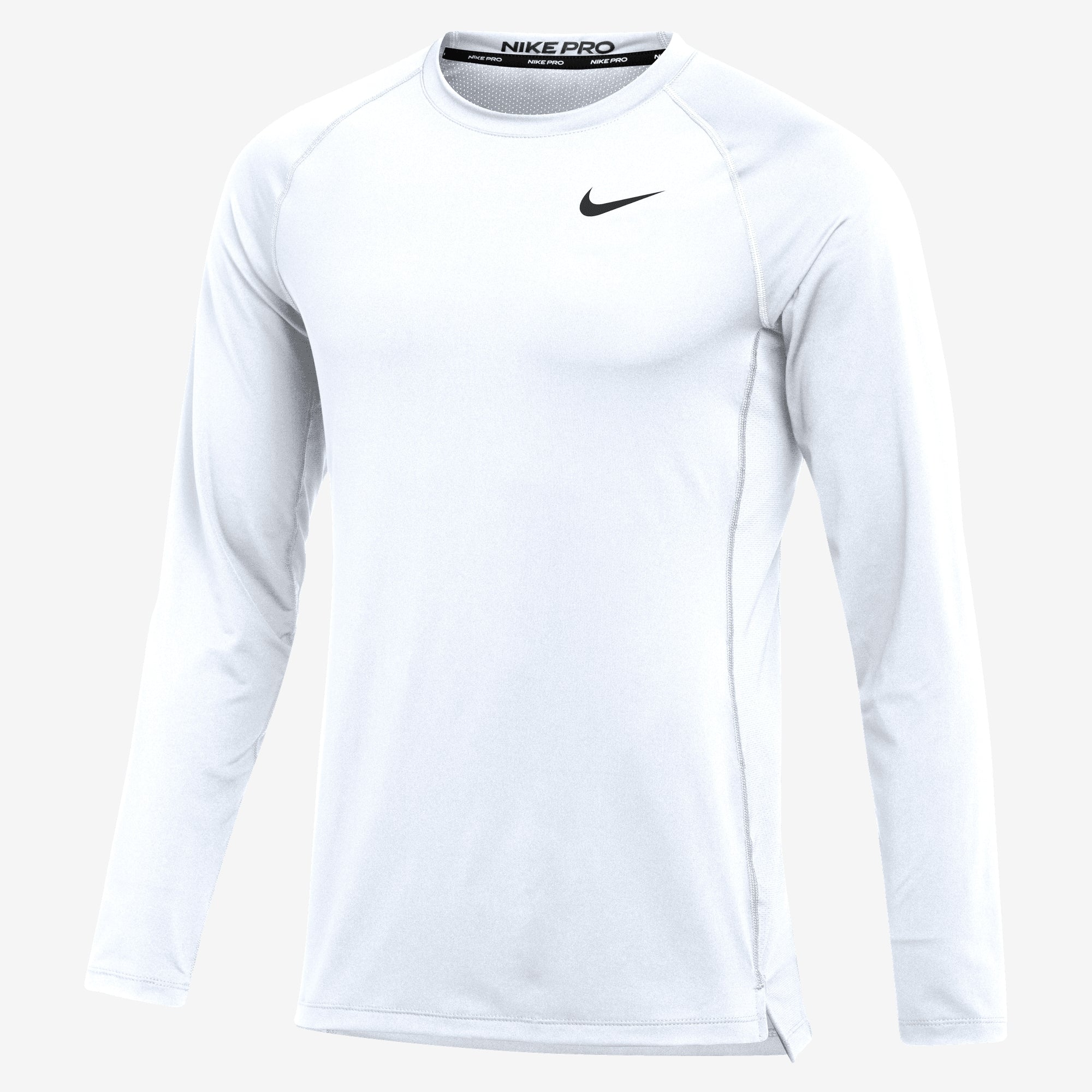 Nike Pro Men's Long-Sleeve Top - White/Black