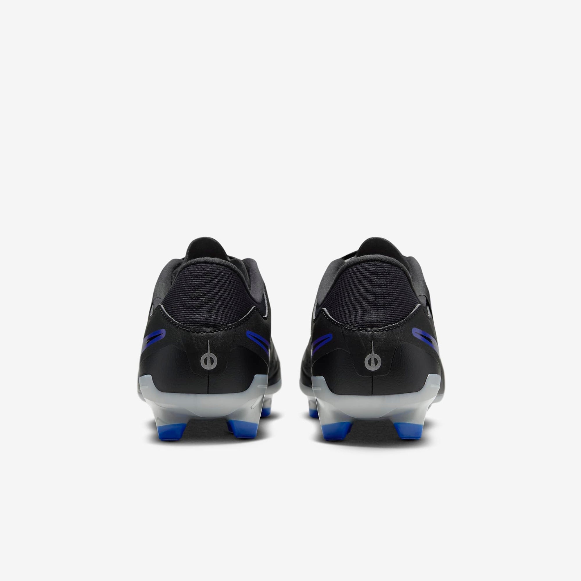 Nike Tiempo Legend 10 Academy Multi-Ground Low-Top Soccer Cleats - Black/Chrome/Hyper Royal