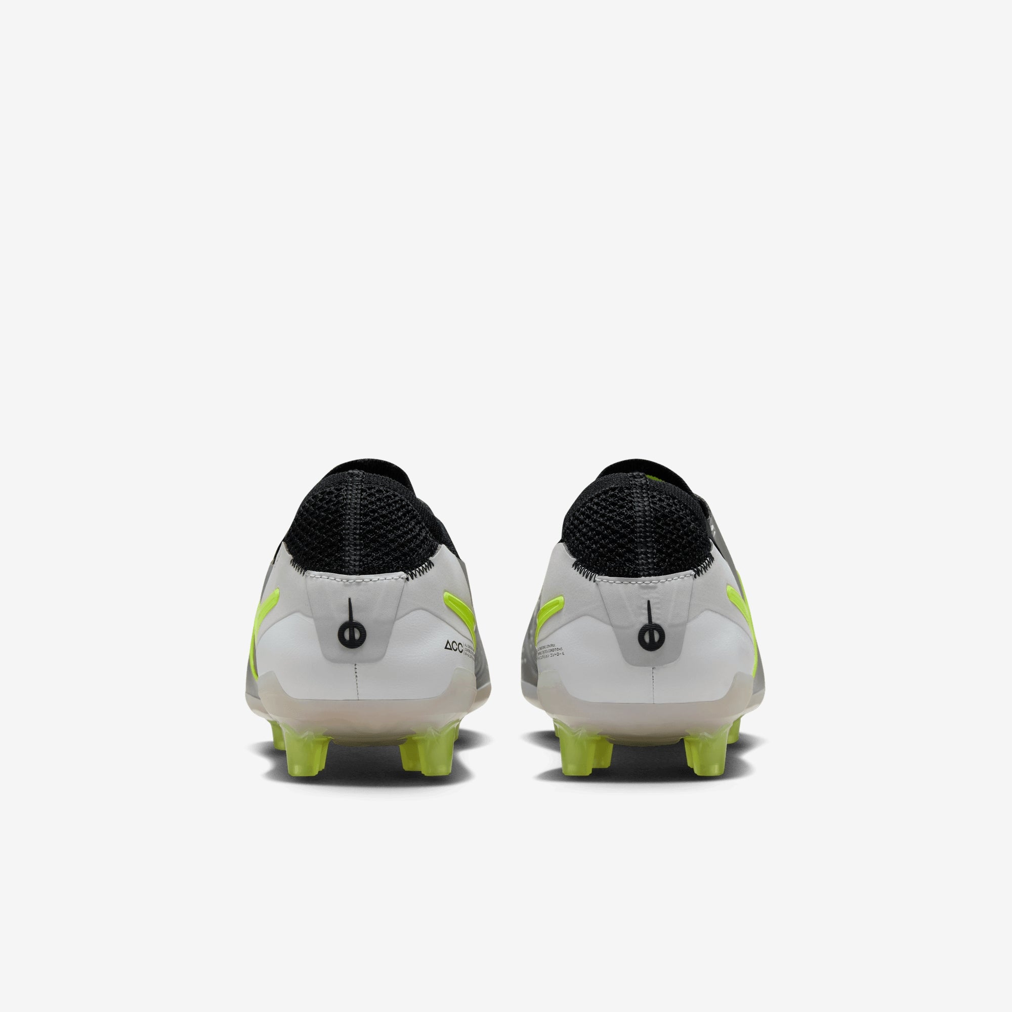 Nike Tiempo Legend 10 Elite AG Low-Top Soccer Cleats - Metallic Silver/Black-Volt