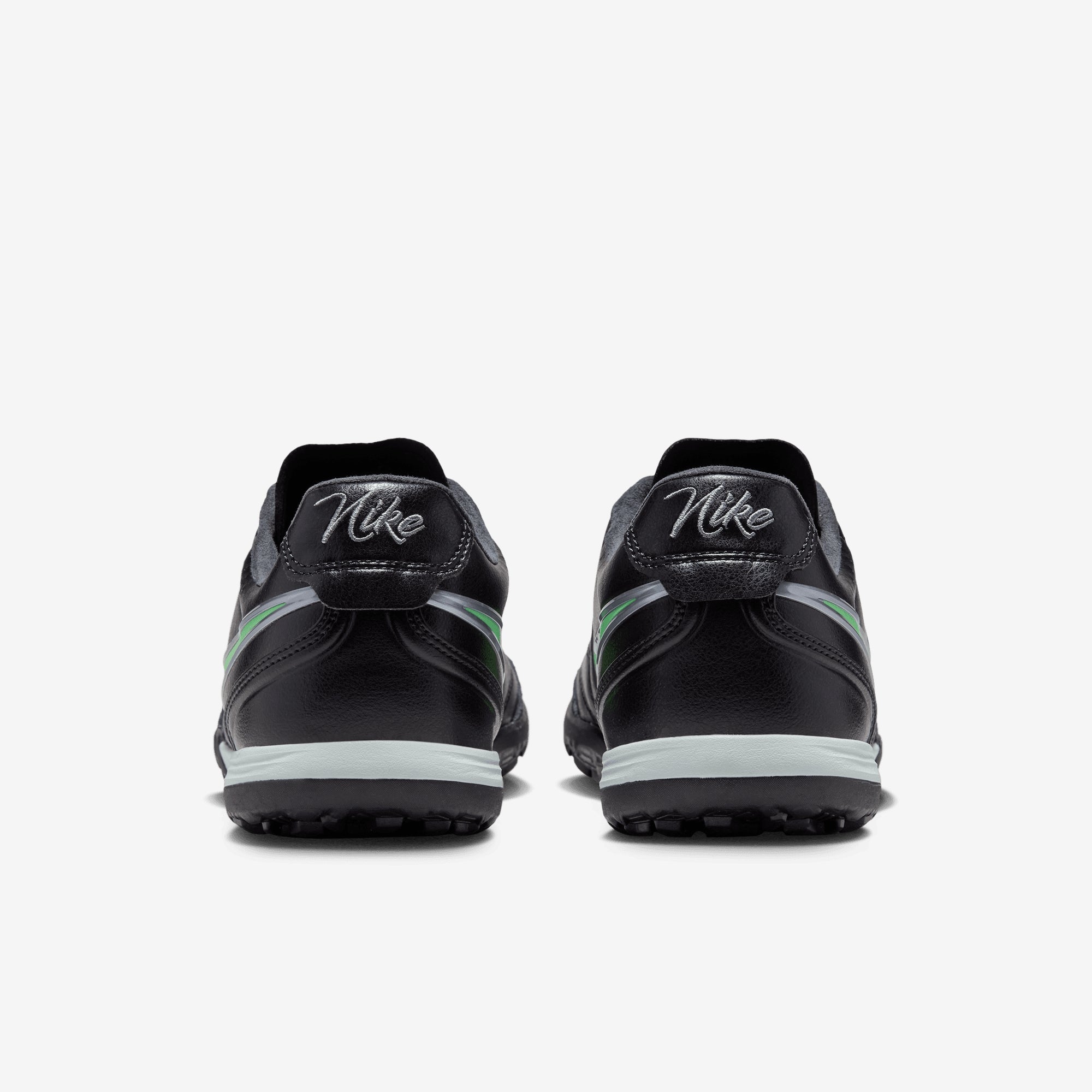 Nike Tiempo Ligera Pro Turf Low-Top Soccer Shoes - Black/Illusion Green-Black