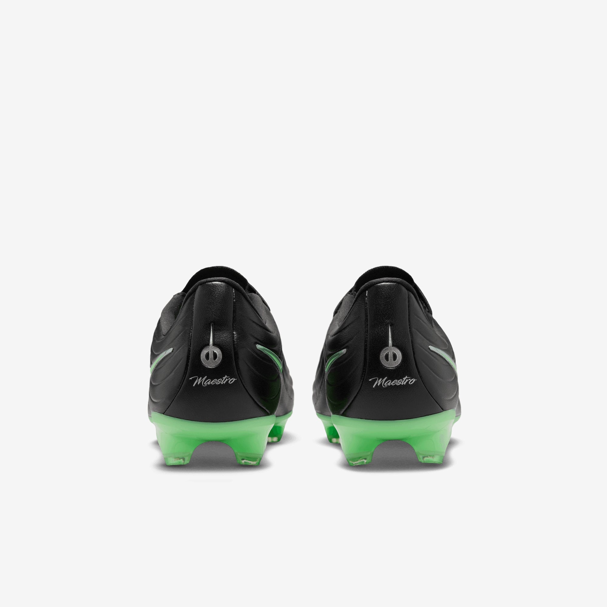 Nike Tiempo Maestro Academy Multi-Ground Low-Top Soccer Cleats - Black/Illusion Green-Black